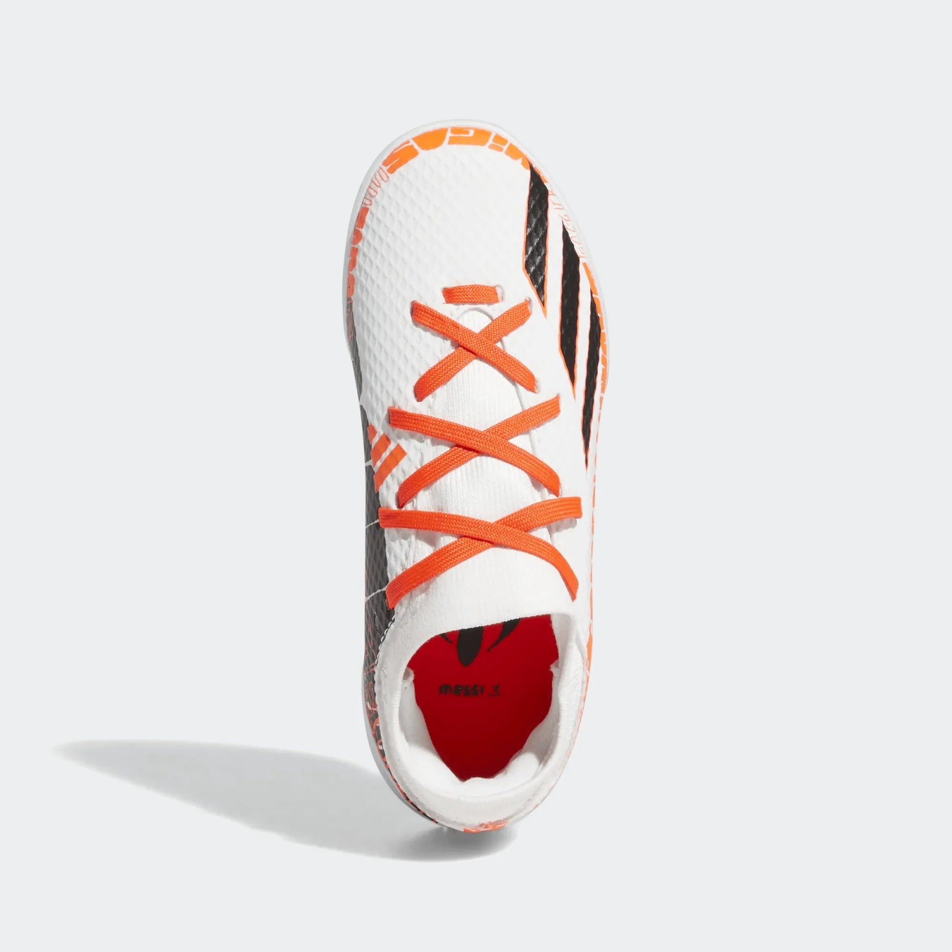 adidas Junior X SpeedPortal Messi .3 Indoor - White-Black-Solar Red