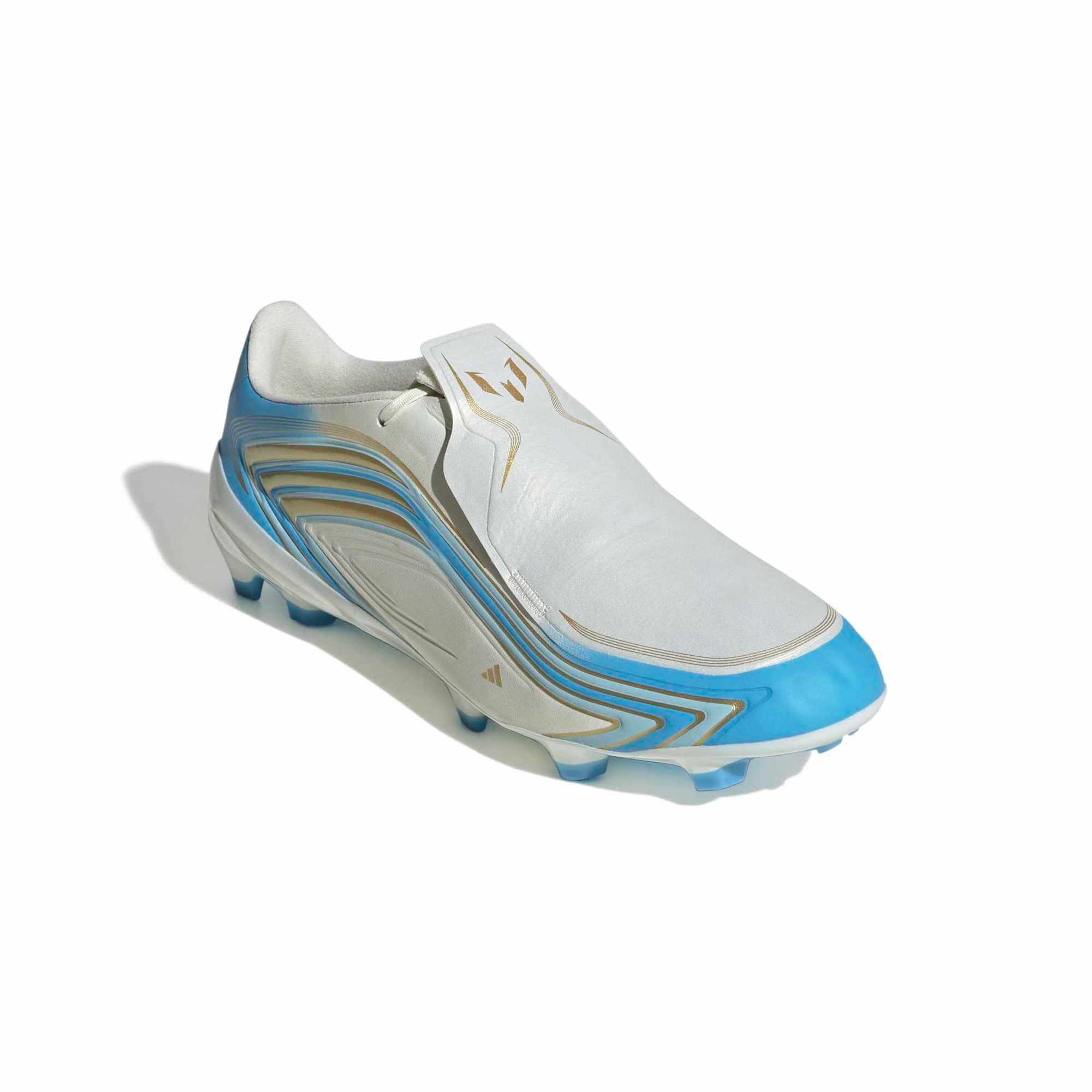 adidas Junior F50 Messi League Laceless Firm Ground Soccer Cleats