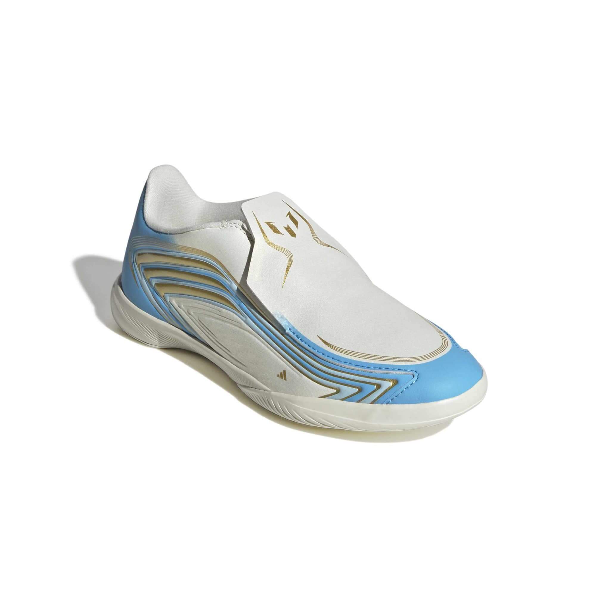 adidas Junior F50 Messi League Laceless Indoor Soccer Shoes - El