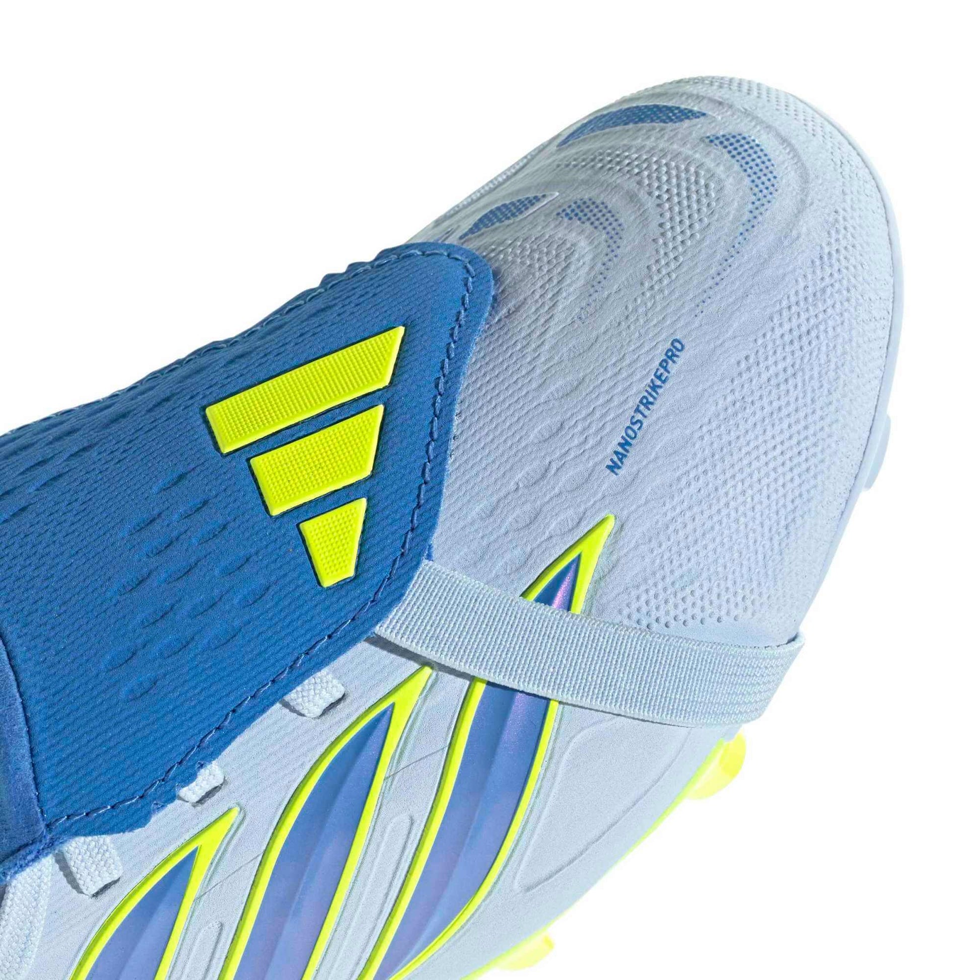adidas Junior Predator Elite Fold-Over Tongue Firm Ground Soccer Cleats - Ice Cold Precision Pack (SP26) (Detail 1)