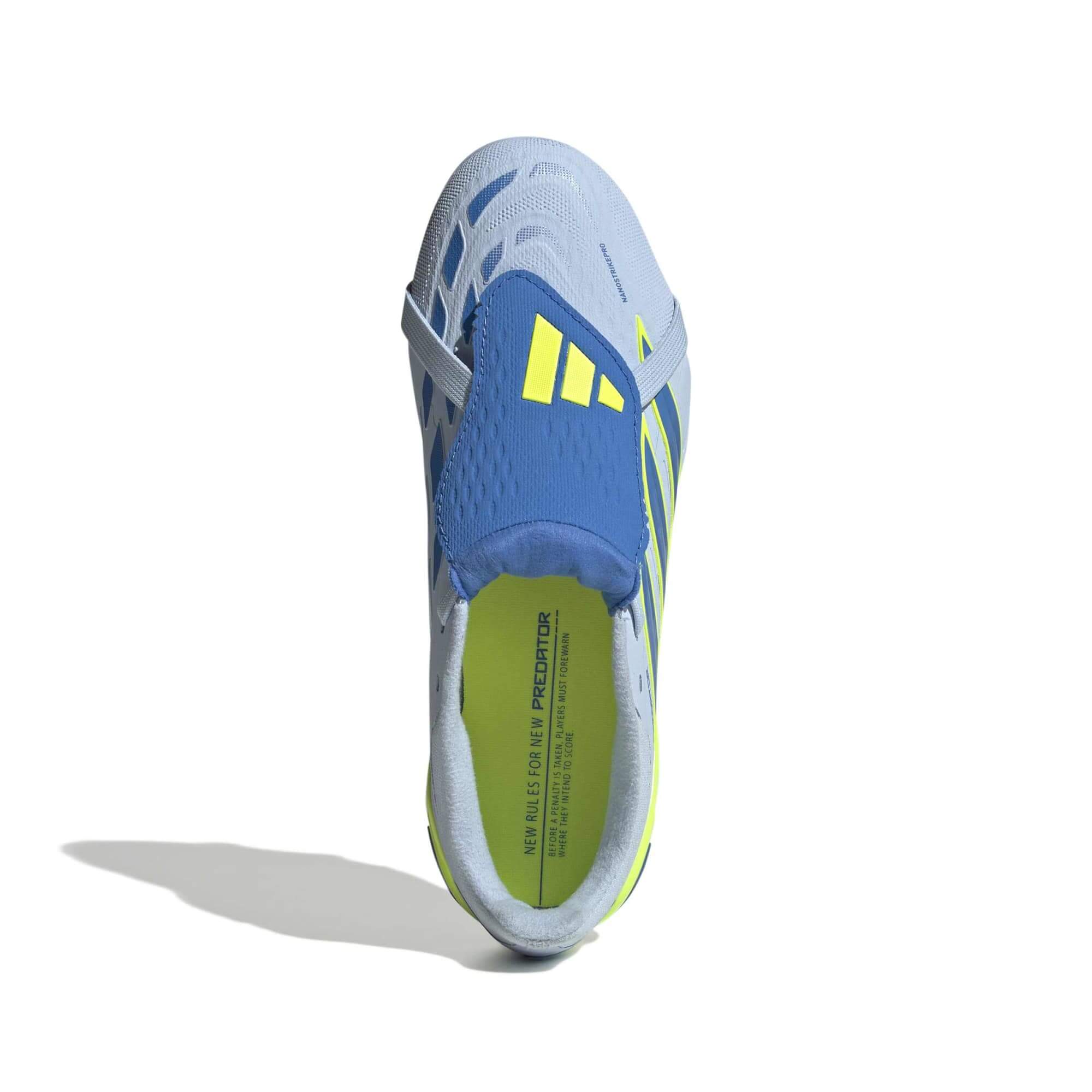 adidas Junior Predator Elite Fold-Over Tongue Firm Ground Soccer Cleats - Ice Cold Precision Pack (SP26) (Top)