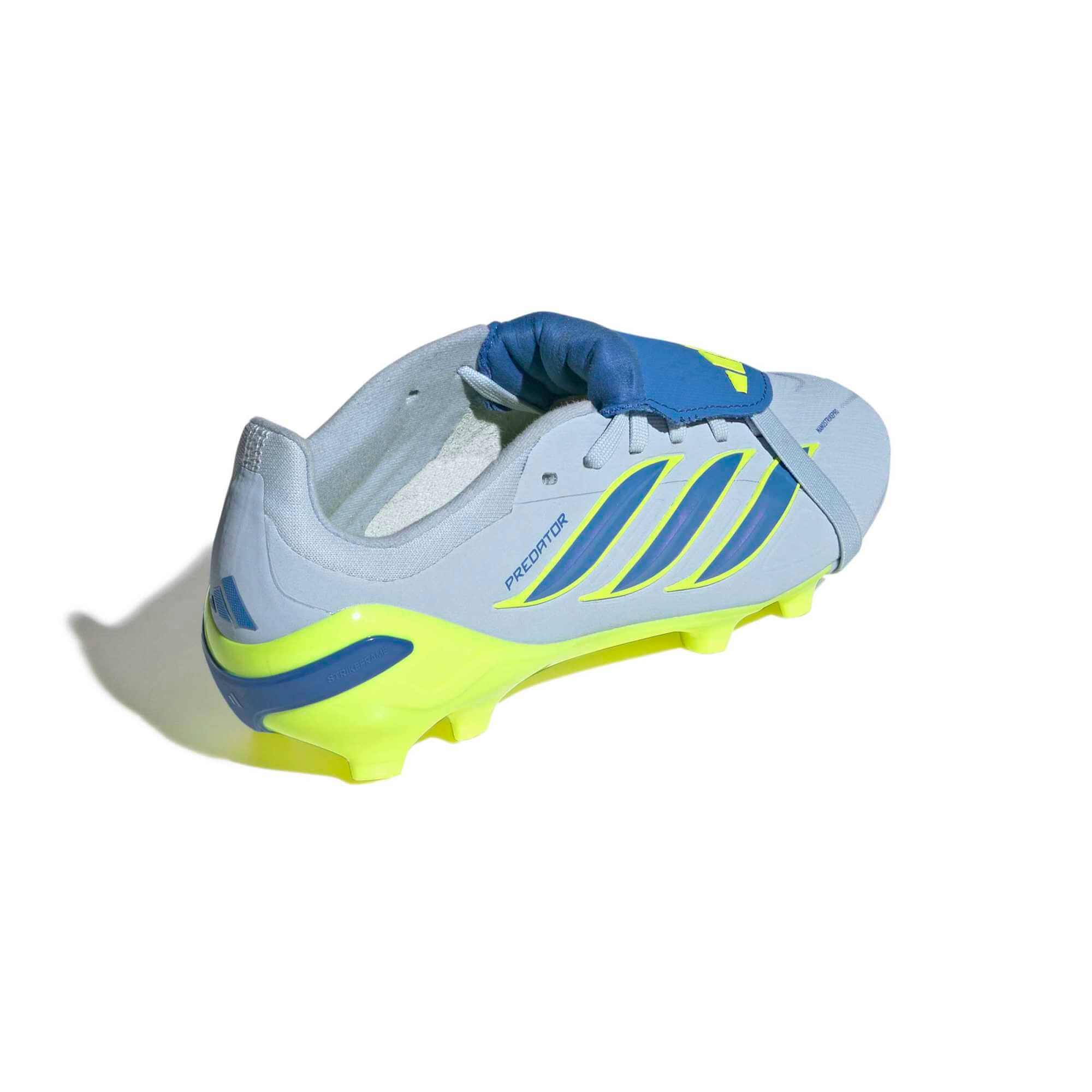 adidas Junior Predator Elite Fold-Over Tongue Firm Ground Soccer Cleats - Ice Cold Precision Pack (SP26) (Lateral - Back)