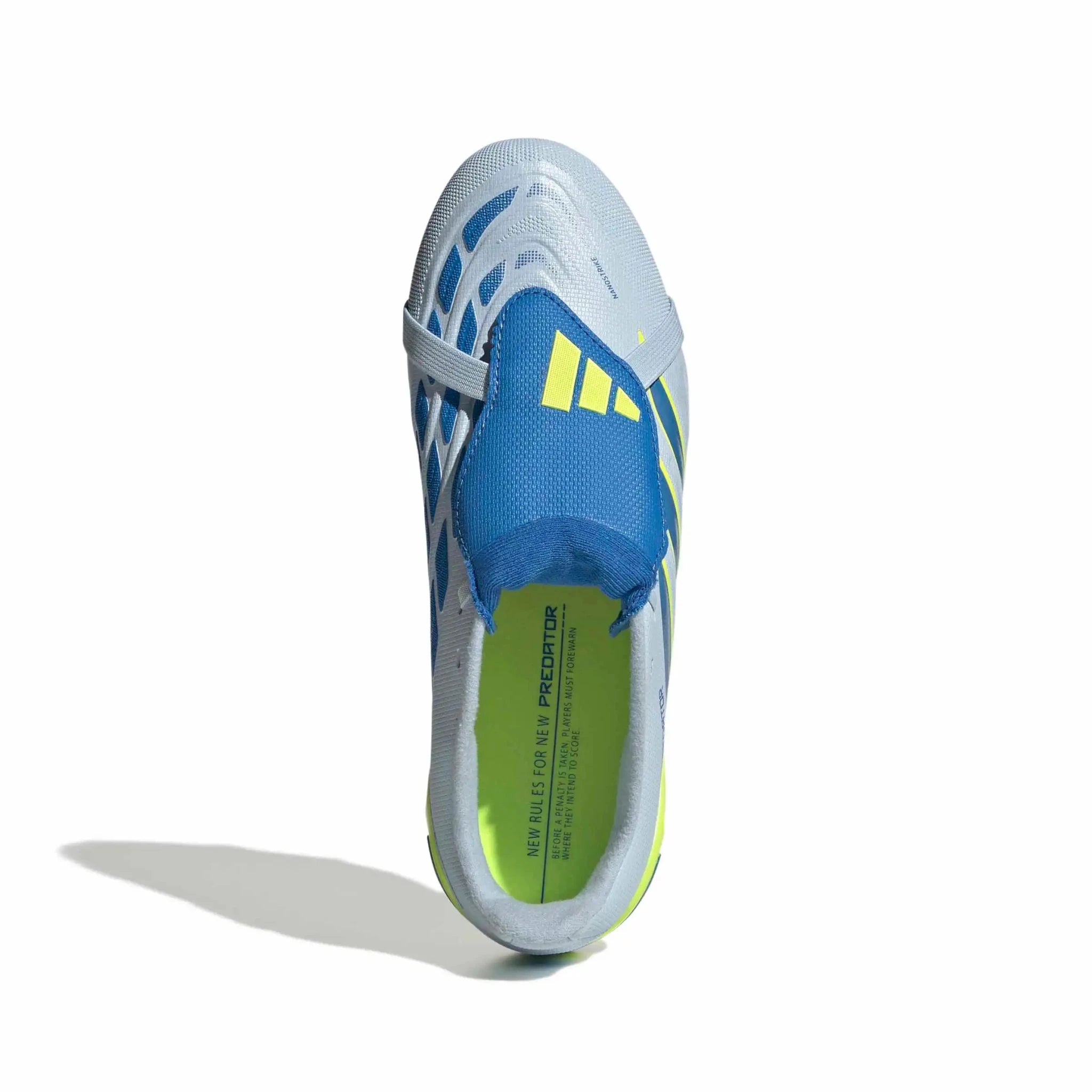 adidas Junior Predator League Fold-Over Tongue Firm Ground Soccer Cleats - Ice Cold Precision Pack (SP26) (Top)