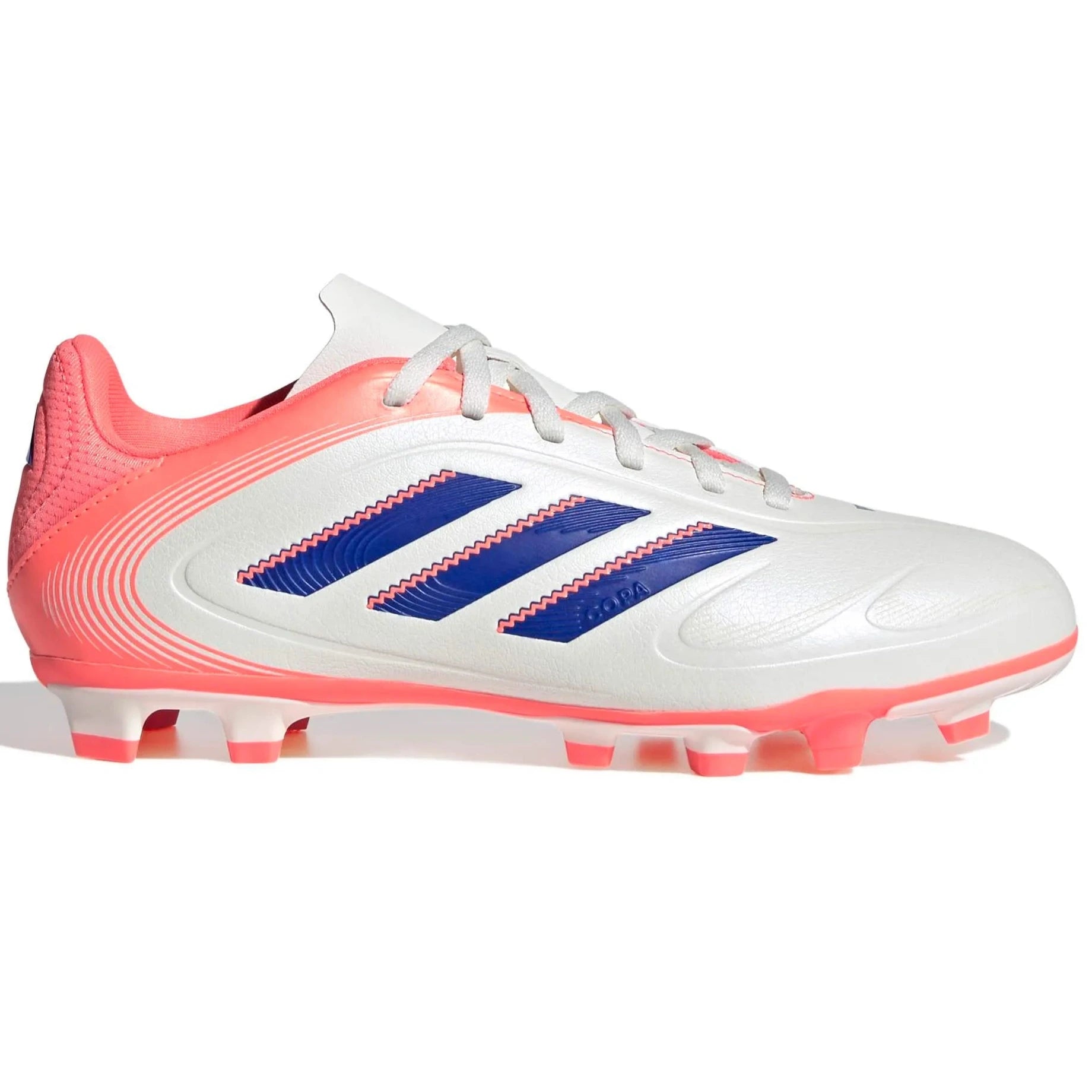 adidas Kids Copa Pure III Club Firm/Multi Ground Soccer Cleats - Coral Blaze Pack (FA25) (Side 1)