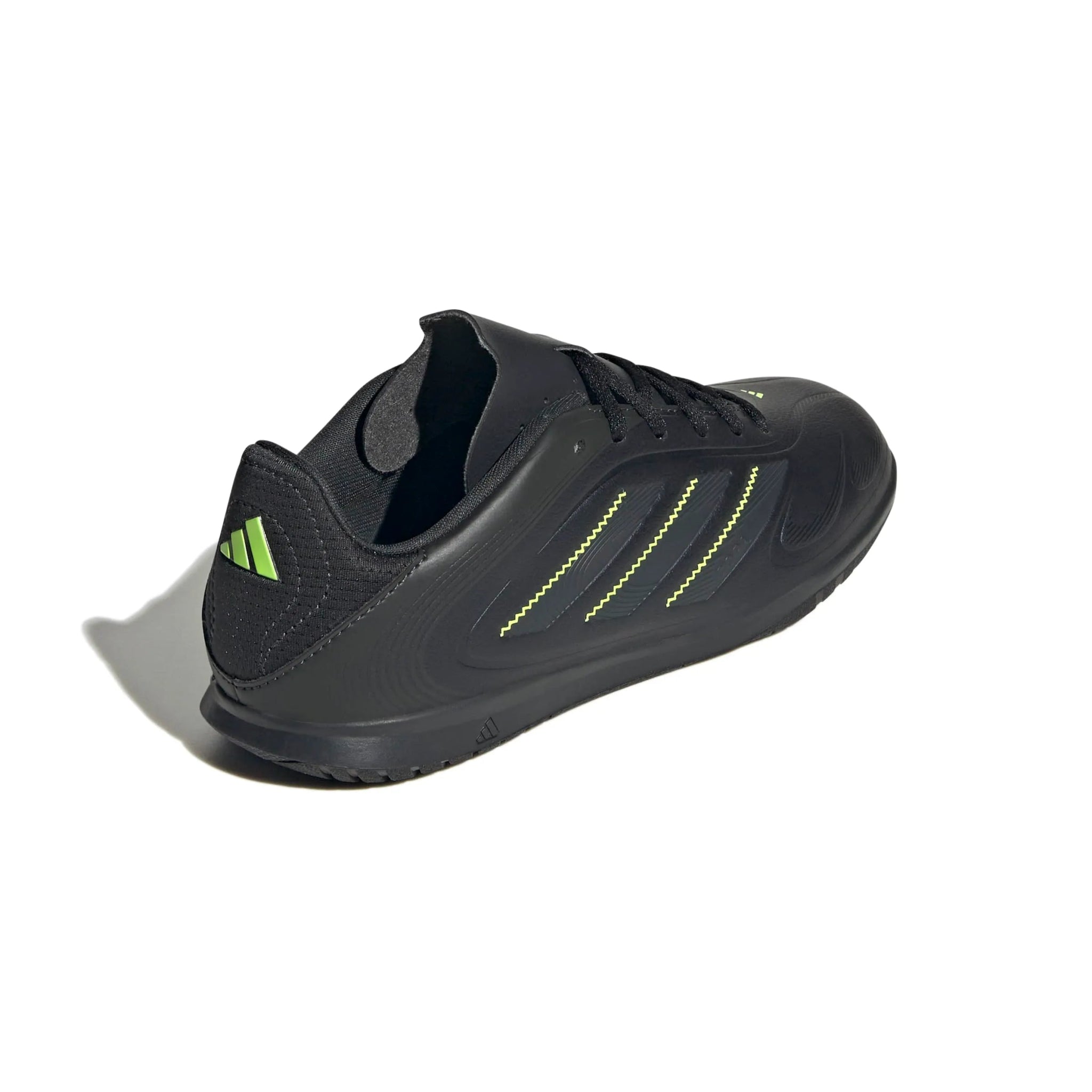 adidas Kids Copa Pure III Club Indoor Soccer Shoes - Electric Stealth Pack (FA25) (Lateral - Back)