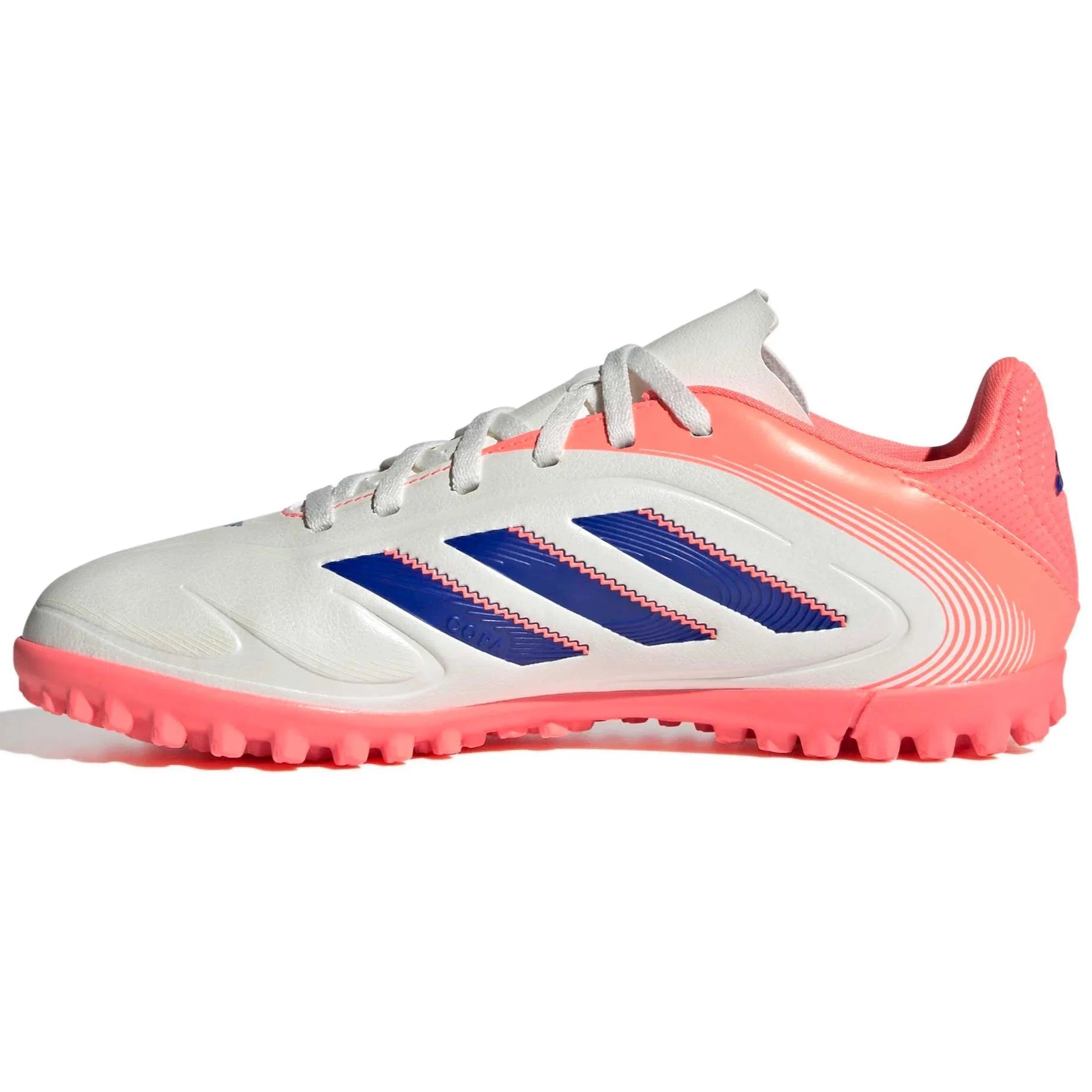 adidas Kids Copa Pure III Club Turf Soccer Shoes - Coral Blaze Pack (FA25) (Side 2)