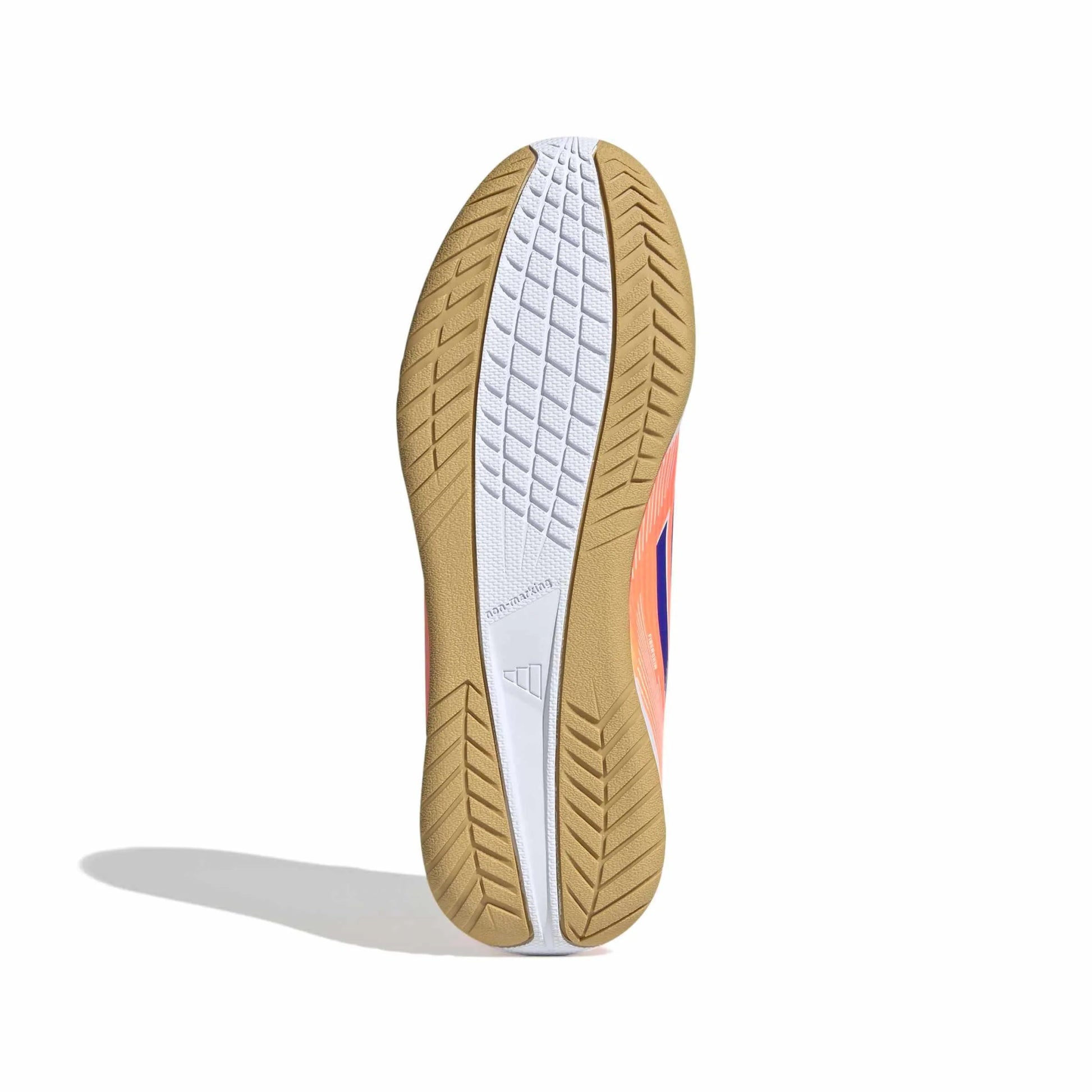 adidas Kids F50 Club Indoor Soccer Shoes - Coral Blaze Pack (FA25) (Bottom)