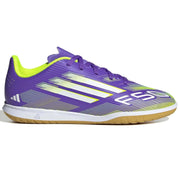 adidas Kid's F50 Club Indoor Soccer Shoes - Radiant Blaze Pack (FA25) (Side 1)