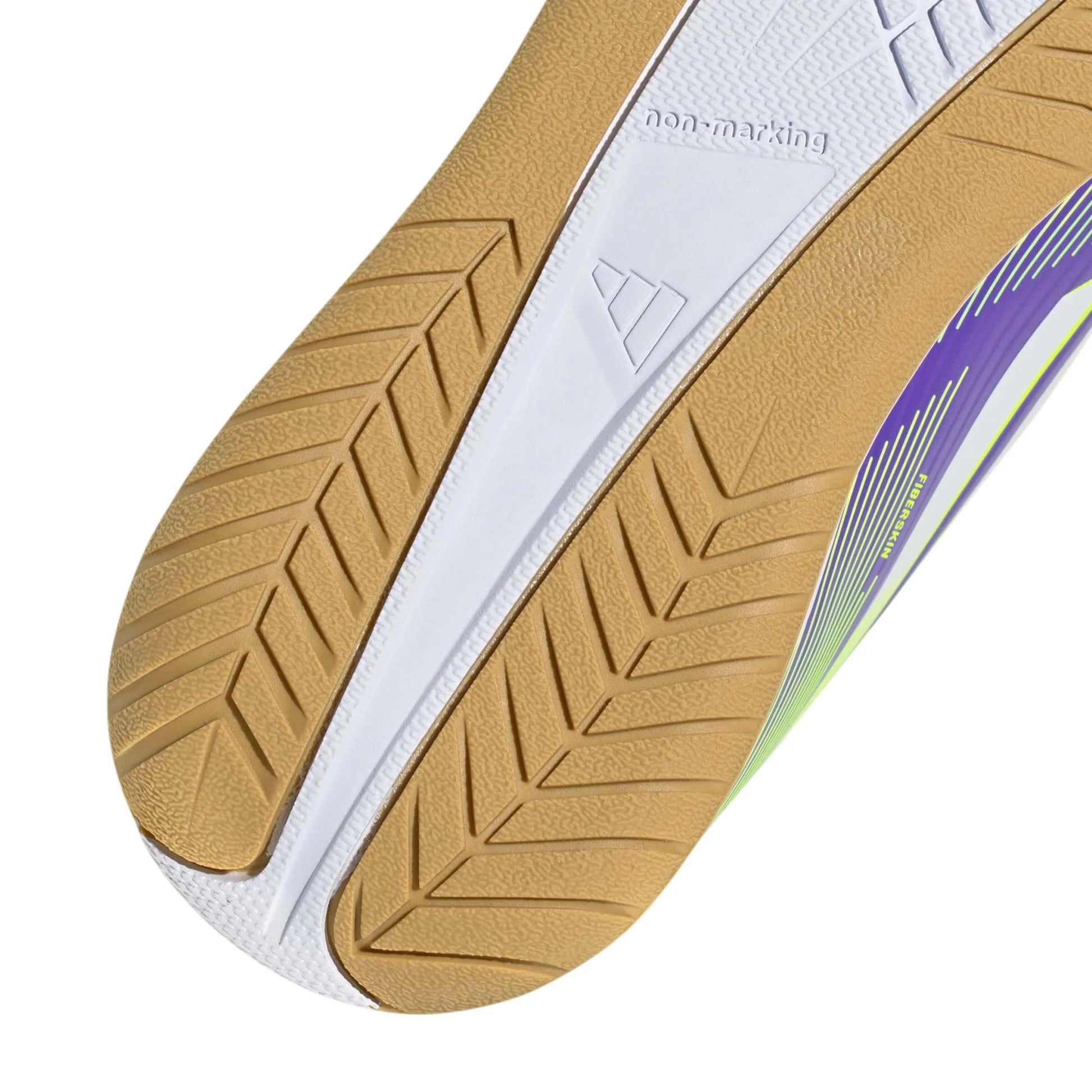 adidas Kid's F50 Club Indoor Soccer Shoes - Radiant Blaze Pack (FA25) (Detail 2)