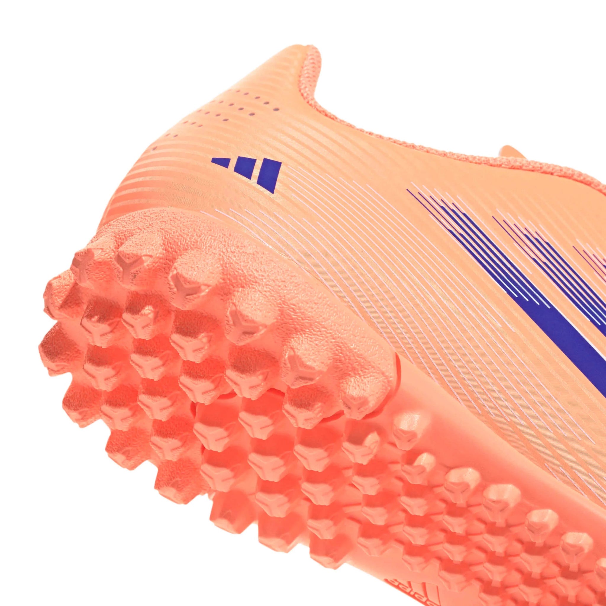 adidas Kids F50 Club Turf Soccer Shoes - Coral Blaze Pack (FA25) (Detail 2)