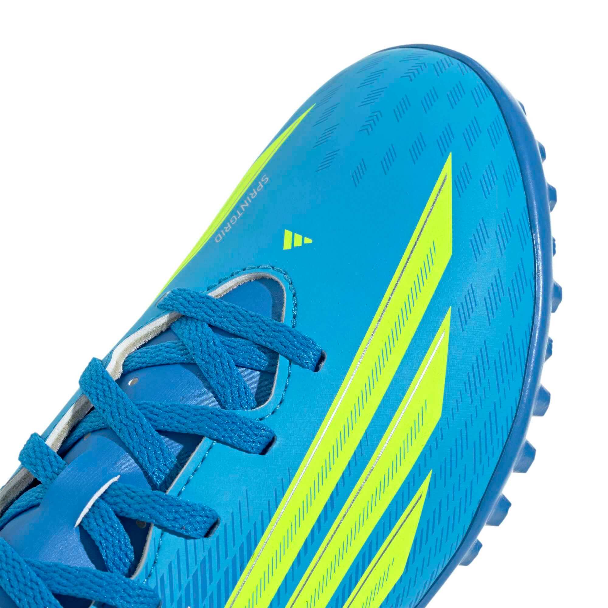 adidas Kids F50 Club Turf Soccer Shoes - Ice Cold PrecisIon Pack (SP26) (Detail 1)