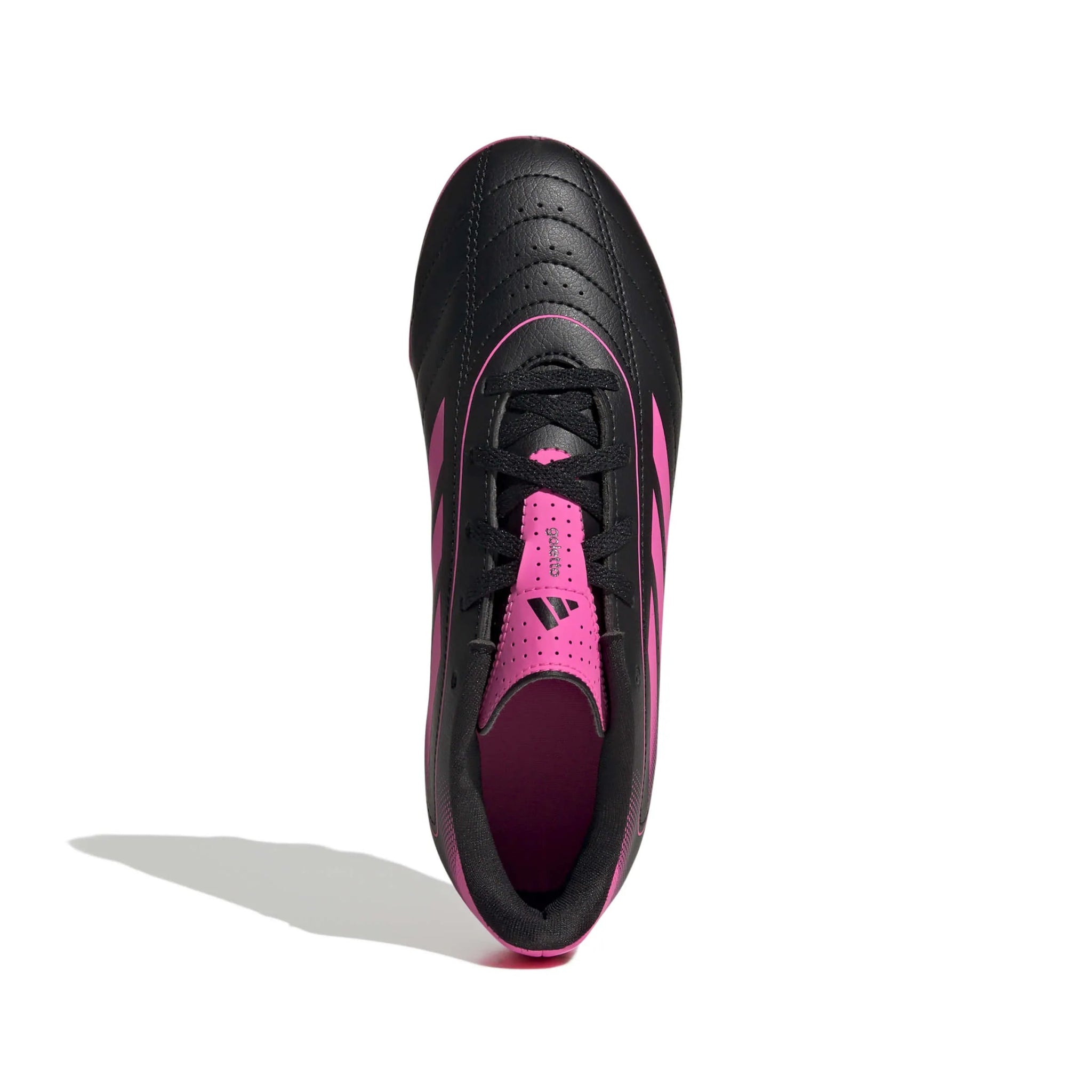 adidas Kids Goletto IX Firm/Multi Ground Soccer Cleats Core Black / Lucid Pink / Core Black (Top)