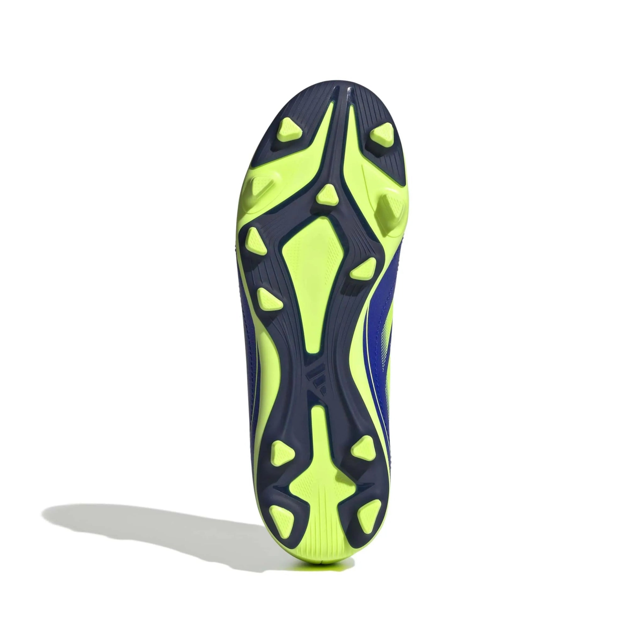 adidas Kid's Goletto IX Firm-Multi Ground Soccer Cleats Lucid Blue - Lucid Lemon - Dark Blue (Bottom)