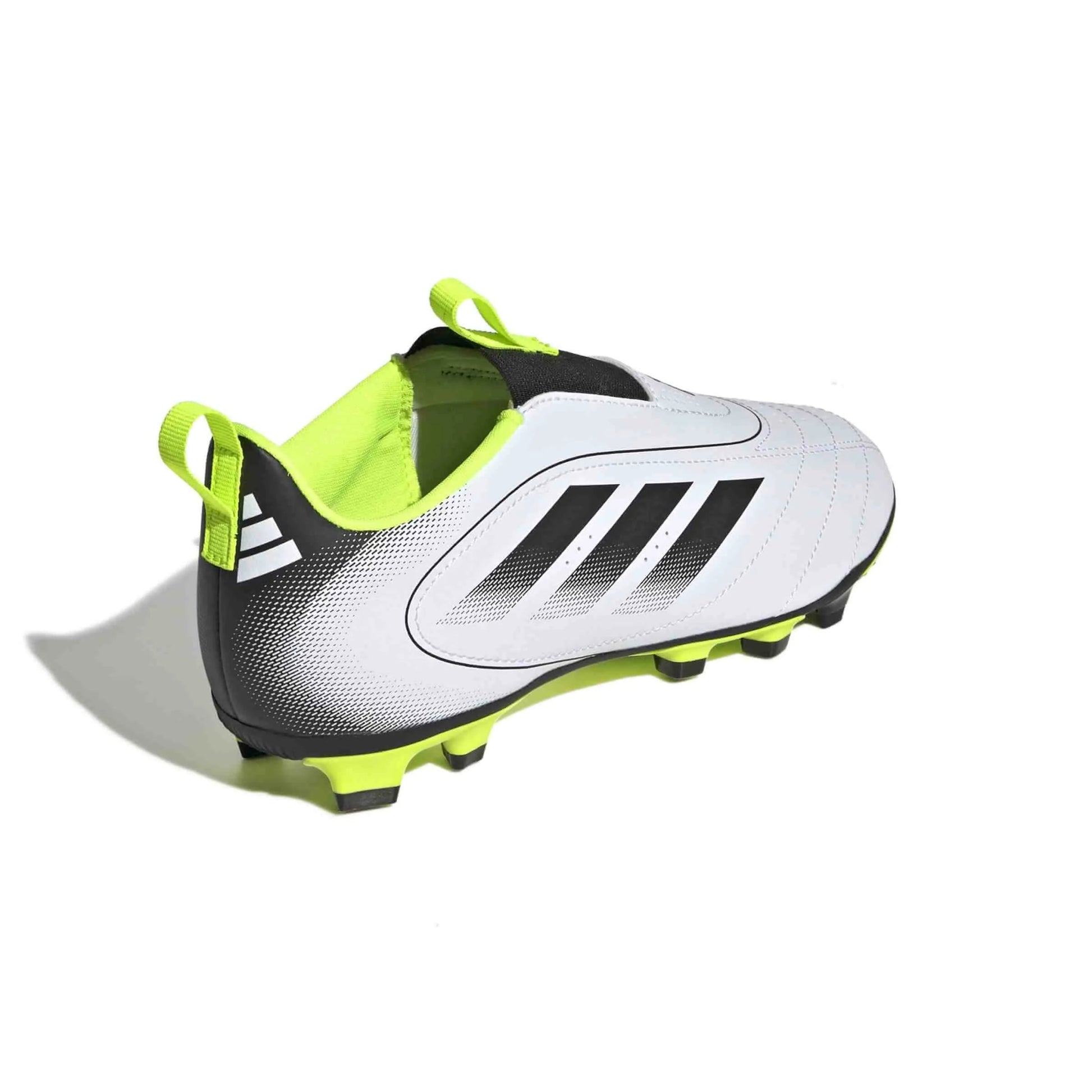 adidas Kid's Goletto IX Laceless Firm-Multi Ground Soccer Cleats (Lateral - Back)