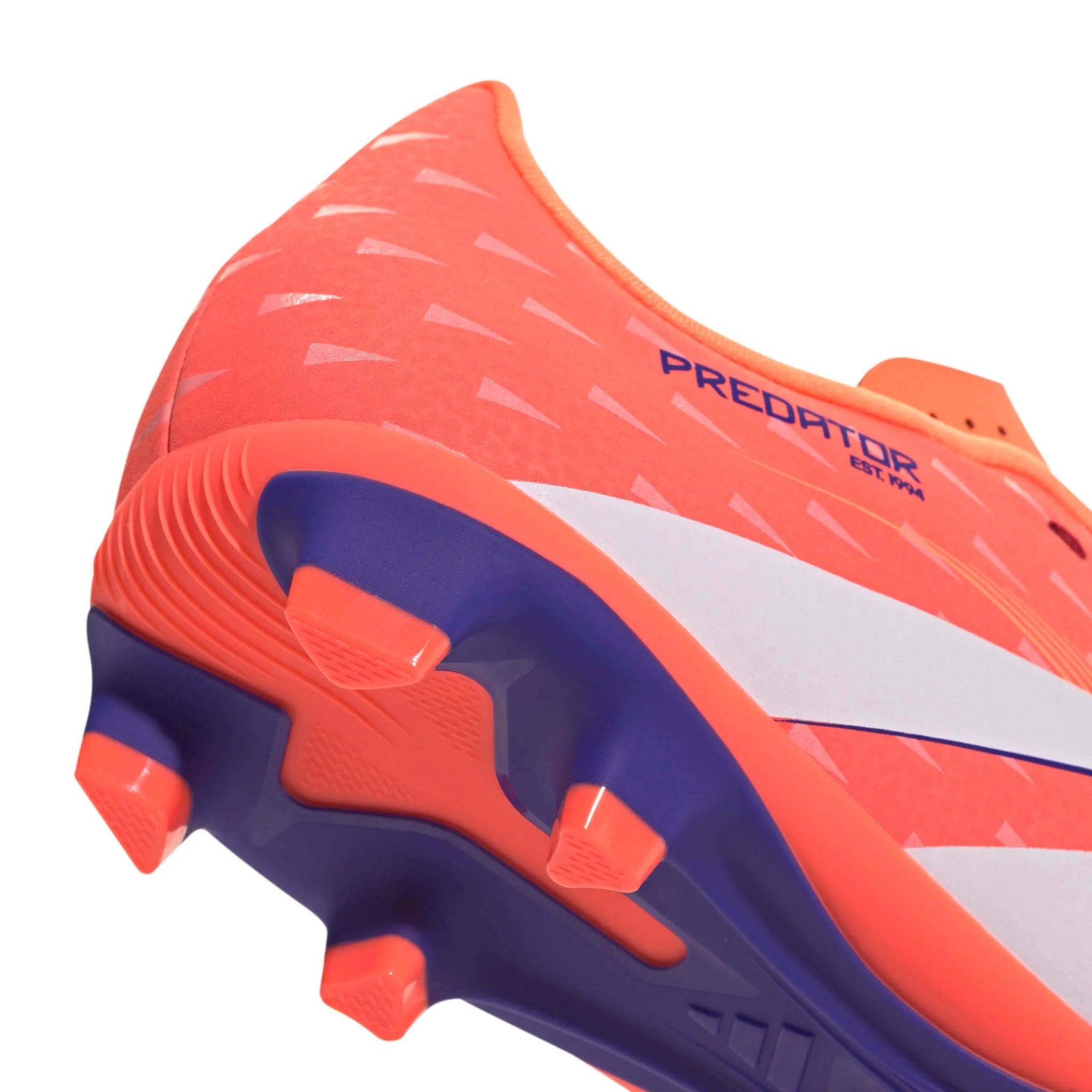 adidas Kids Predator Club Firm-Multi Ground Soccer Cleats - Coral Blaze Pack (FA25) (Detail 2)