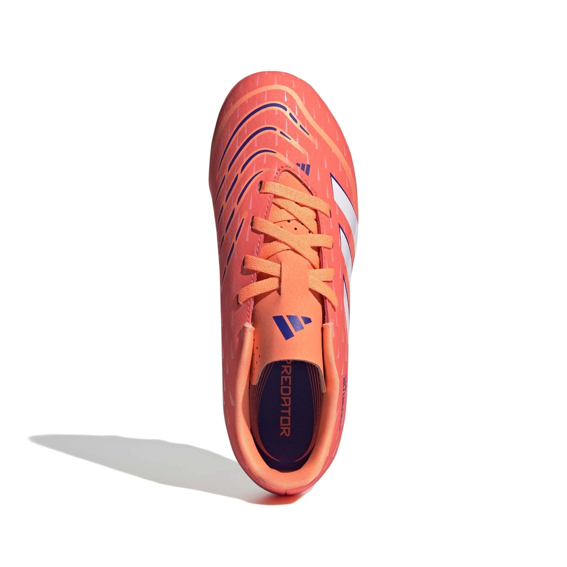 adidas Kids Predator Club Firm-Multi Ground Soccer Cleats - Coral Blaze Pack (FA25) (Top)