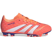 adidas Kids Predator Club Firm-Multi Ground Soccer Cleats - Coral Blaze Pack (FA25) (Side 1)
