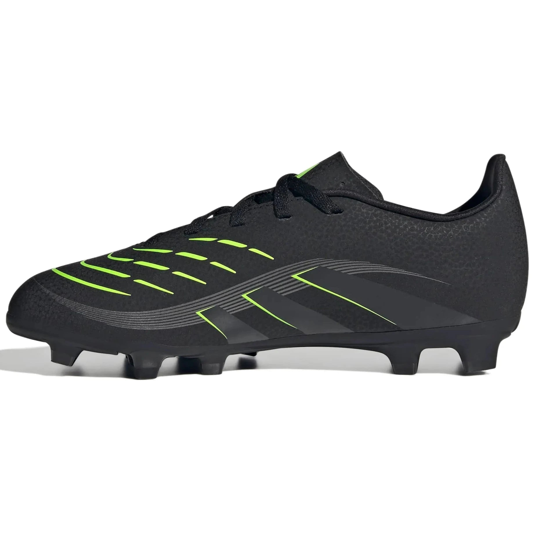 adidas Kids Predator Club Firm-Multi Ground Soccer Cleats - Electric Stealth Pack (FA25) (Side 2)