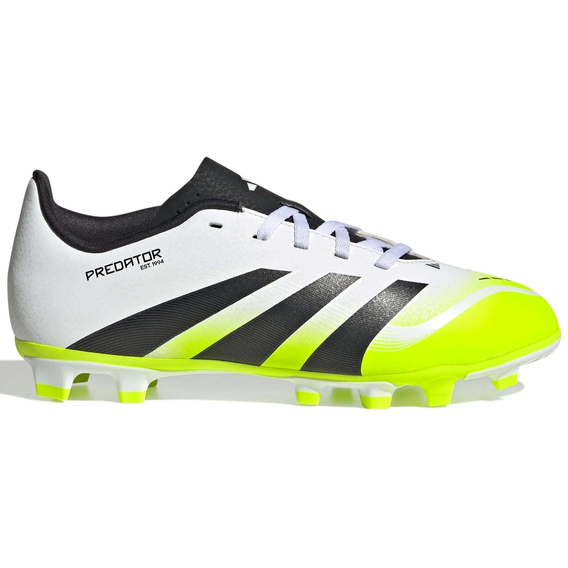adidas Kid's Predator Club Firm-Multi Ground Soccer Cleats - Radiant Blaze Pack (FA25) (Side 1)