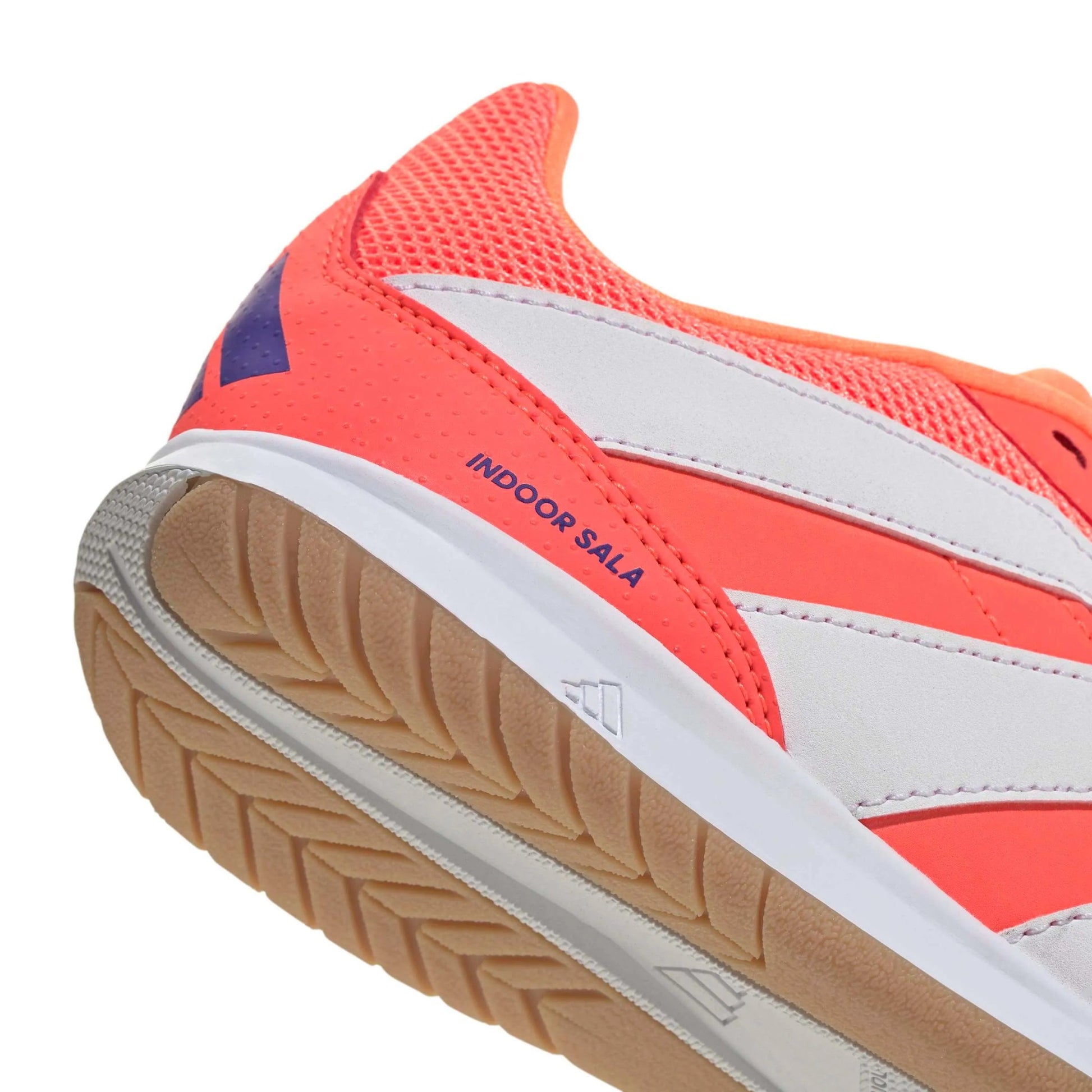 adidas Kids Predator Club Sala Indoor Soccer Shoes - Coral Blaze Pack (FA25) (Detail 2)