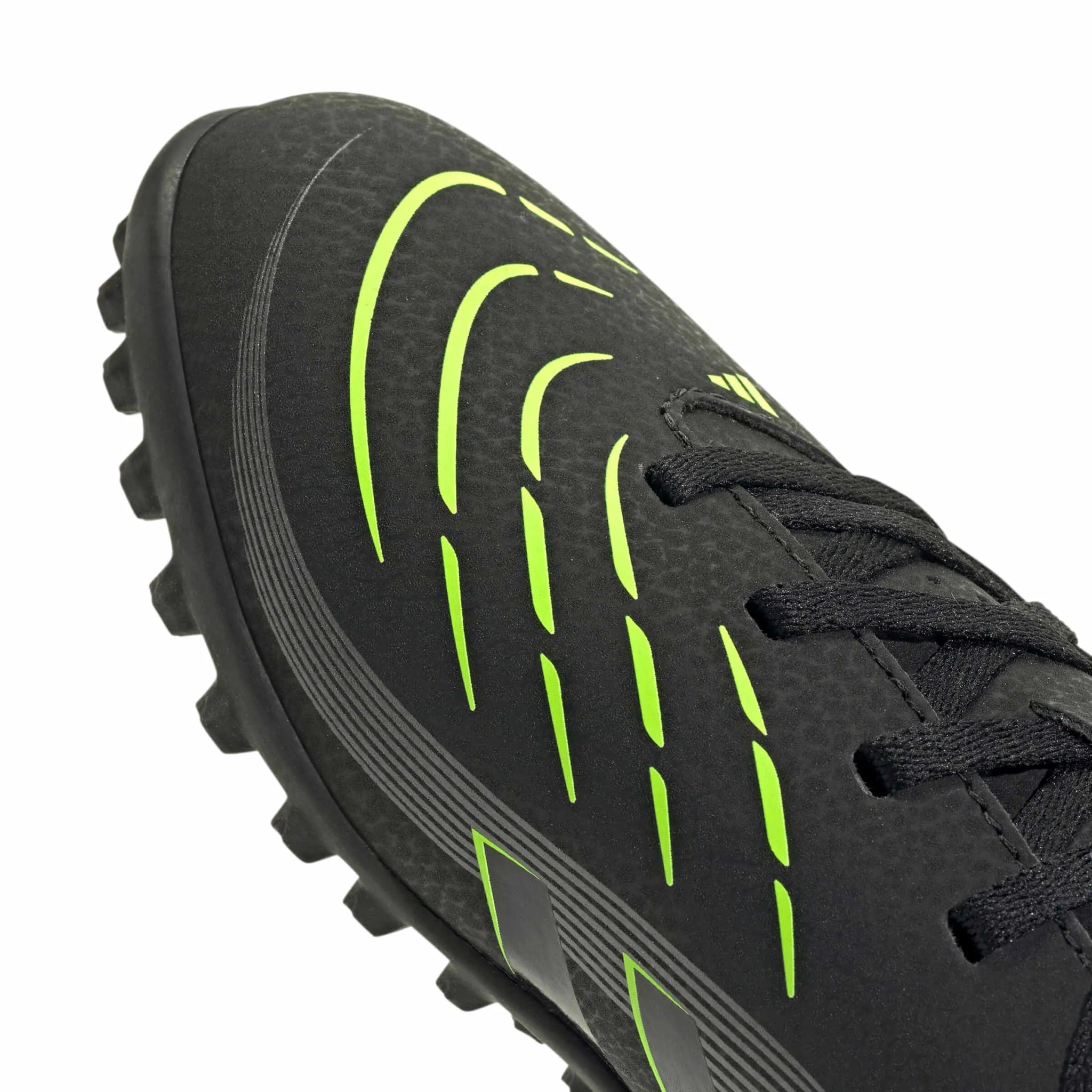 adidas Kids Predator Club Turf Soccer Shoes - Electric Stealth Pack (FA25) (Detail 1)