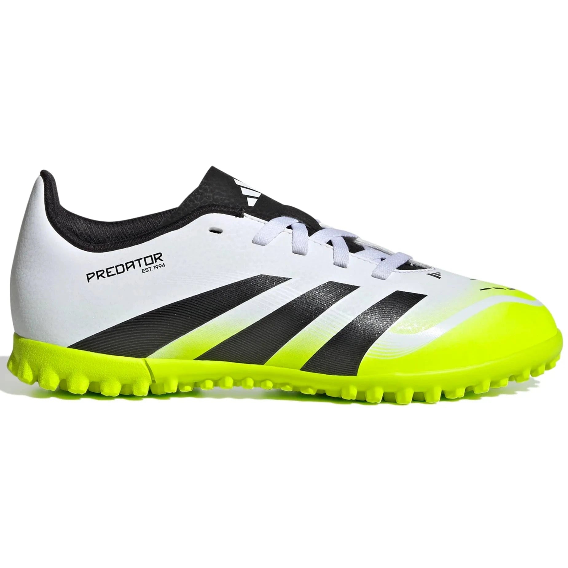 adidas Kids Predator Club Turf Soccer Shoes - Radiant Blaze Pack (FA25) (Side 1)