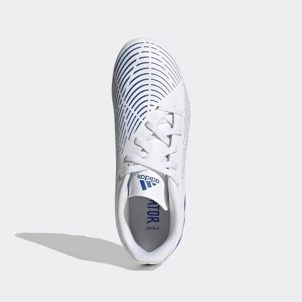 adidas Kids Predator Edge .4 FxG - White-Hi Res Blue