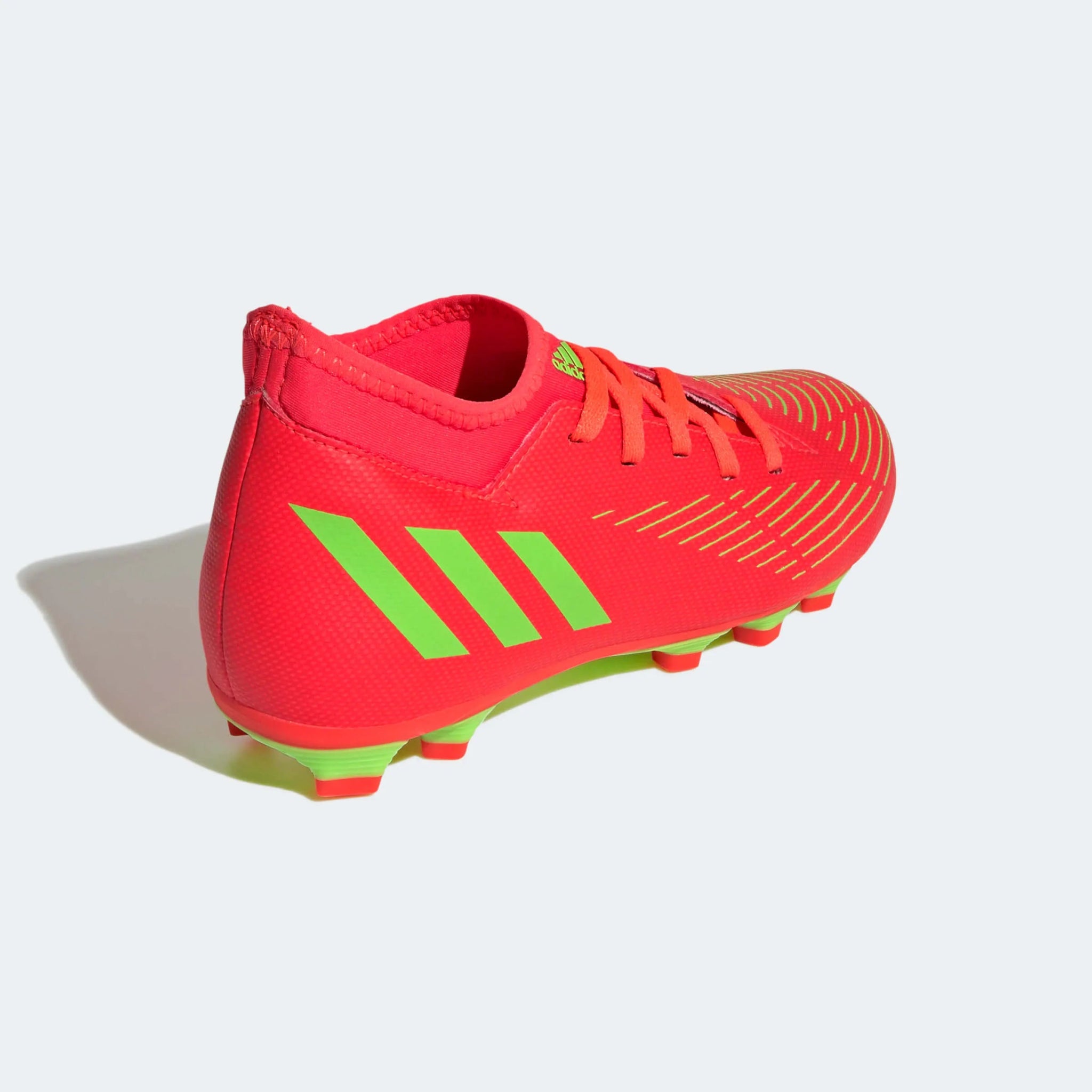 adidas Kids Predator Edge .4 S FxG - Solar Red-Solar Green (Diagonal 2)