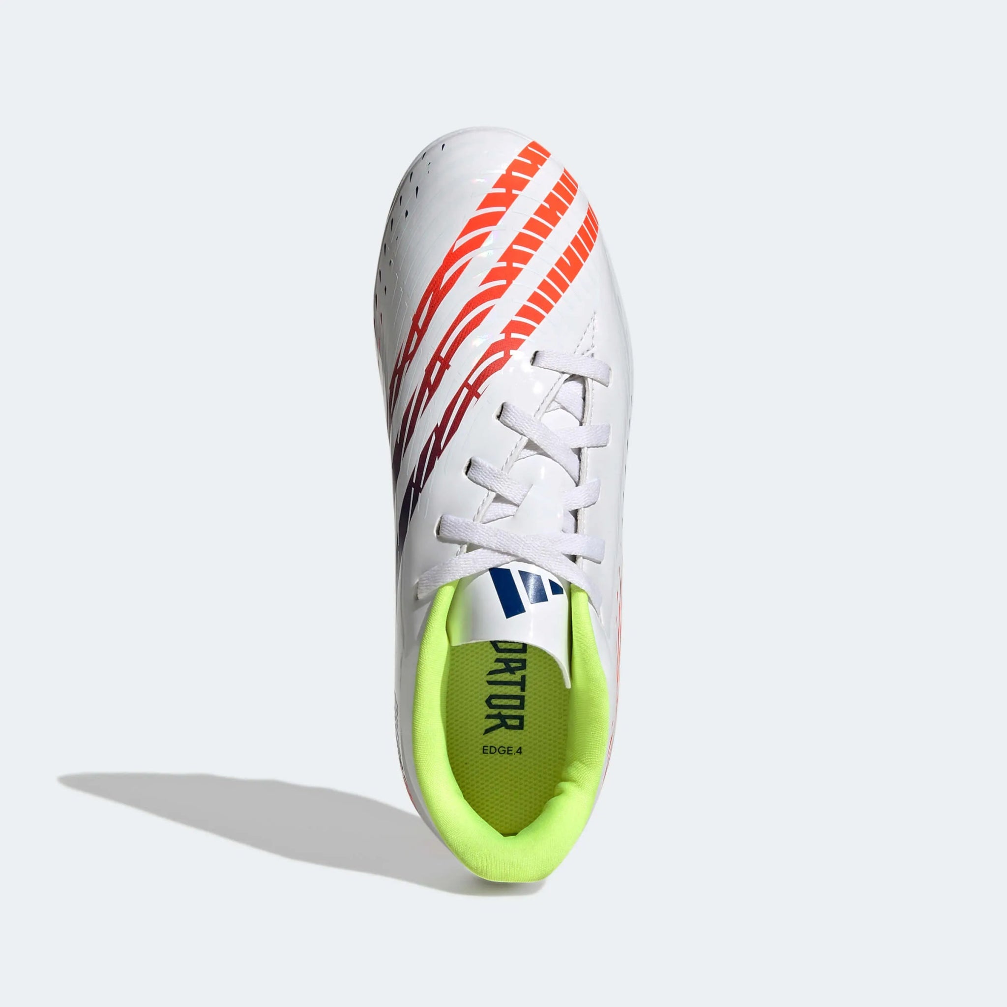 adidas Kids Predator Edge.4 FxG J - White-Yellow-Blue