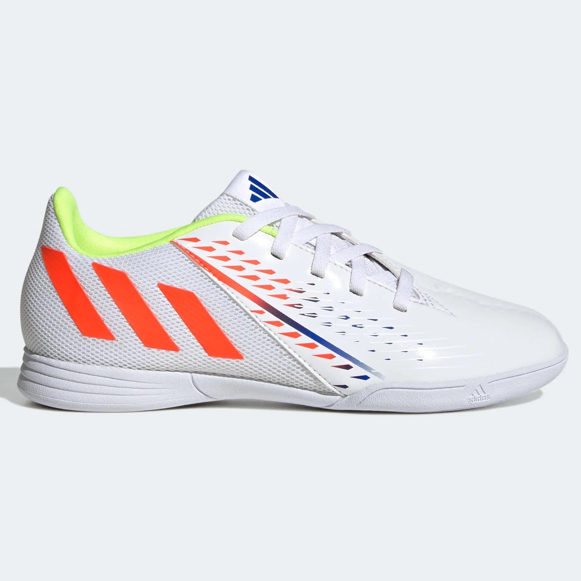adidas Kids Predator Edge.4 IN Sala J - White-Yellow-Blue