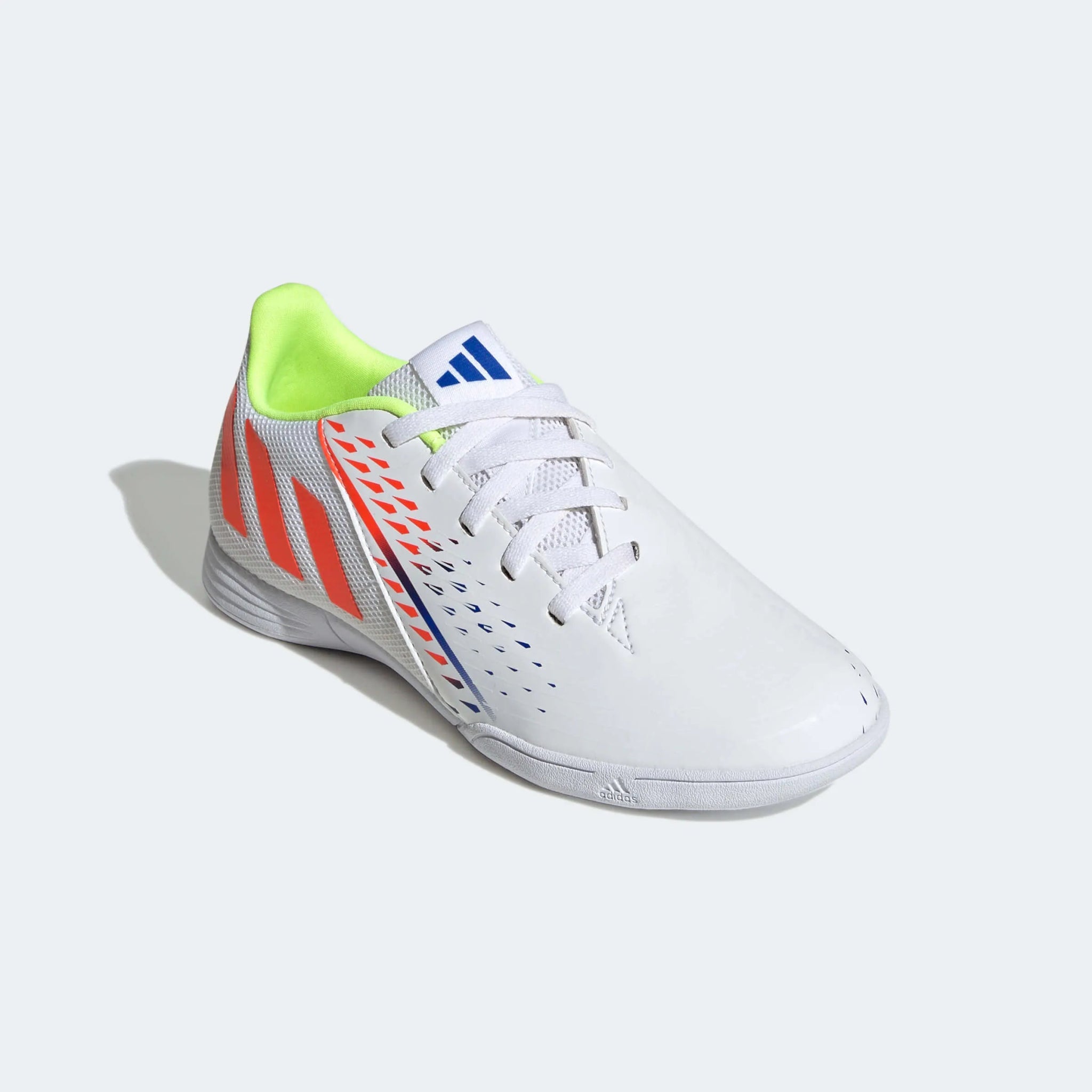 adidas Kids Predator Edge.4 IN Sala J - White-Yellow-Blue
