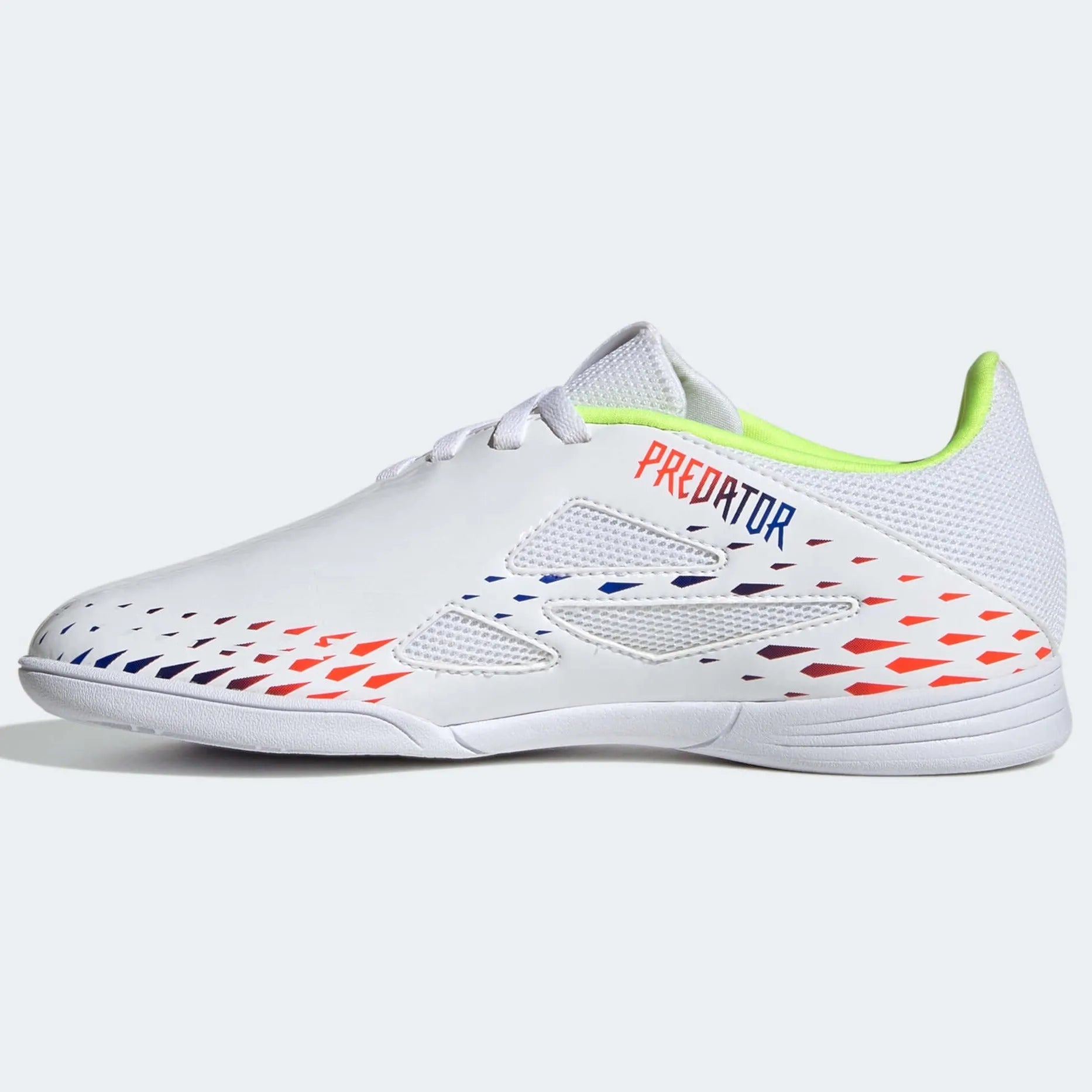adidas Kids Predator Edge.4 IN Sala J - White-Yellow-Blue