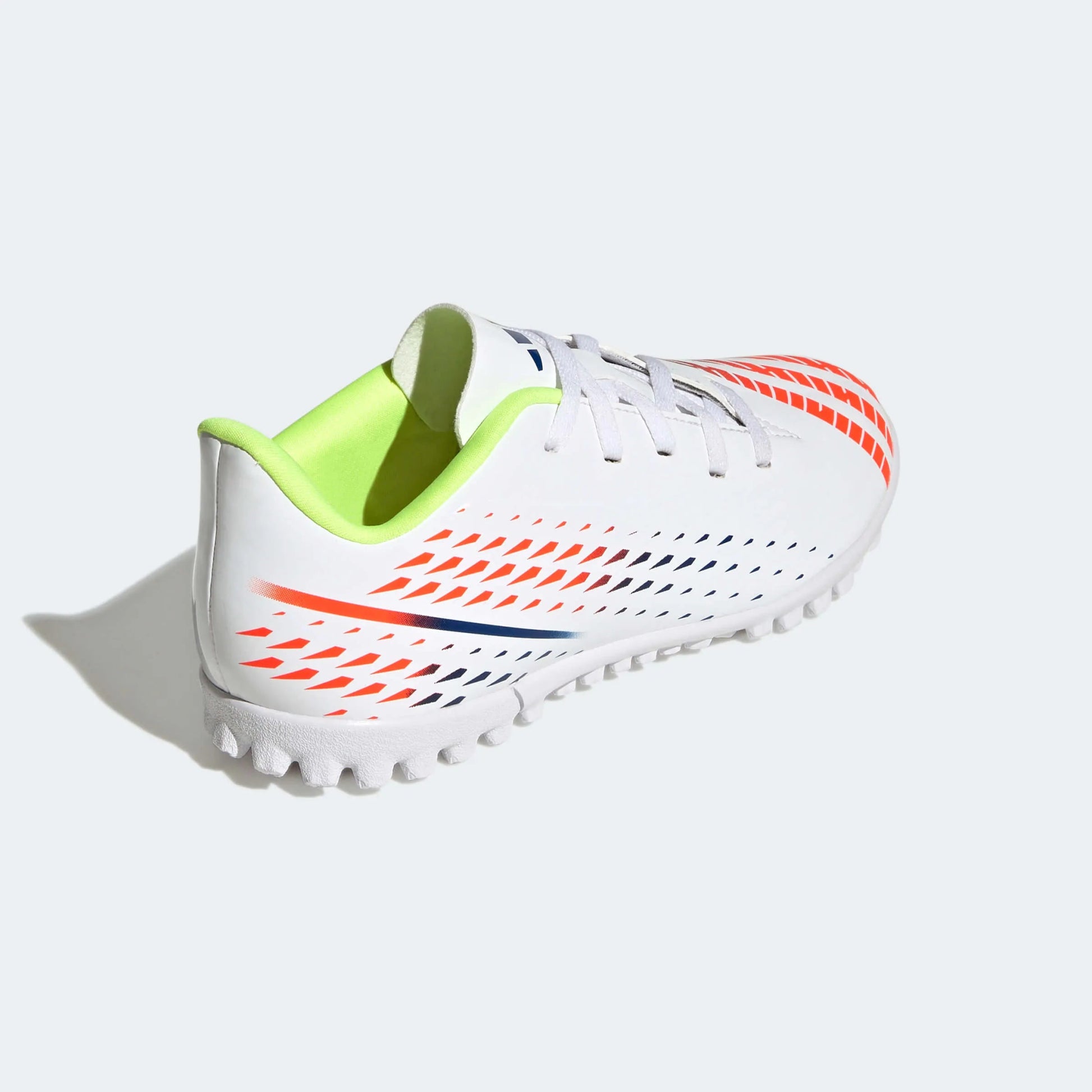 adidas Kids Predator Edge.4 Turf J - White-Yellow-Blue