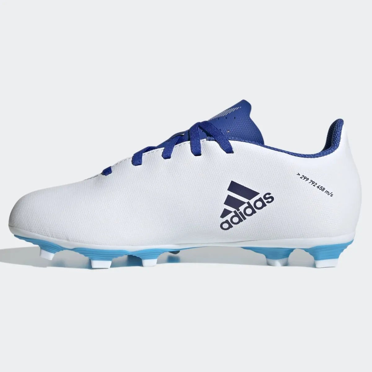 adidas Kids X Speedflow .4 FxG - White-Indigo-Sky Rush