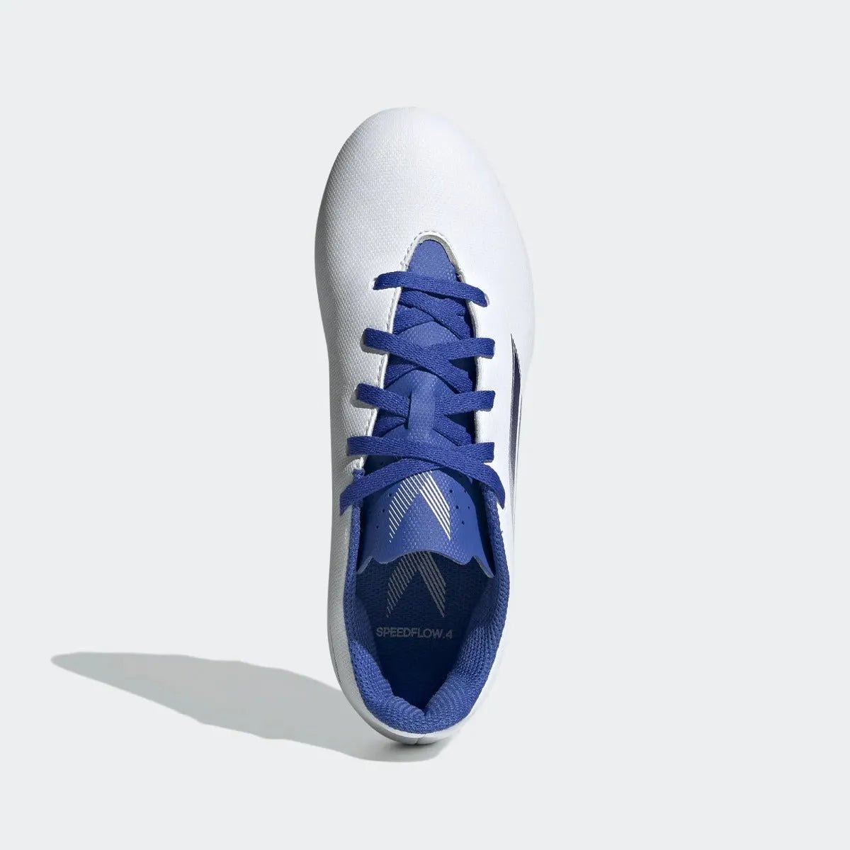 adidas Kids X Speedflow .4 FxG - White-Indigo-Sky Rush