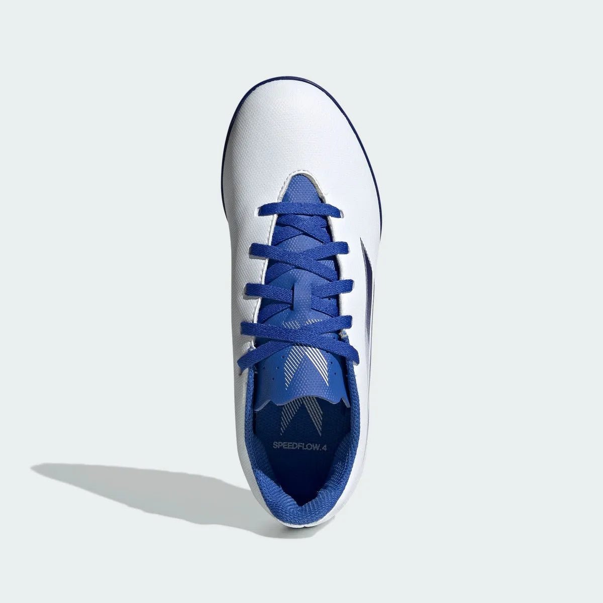 adidas Kids X Speedflow .4 Turf - White-Indigo