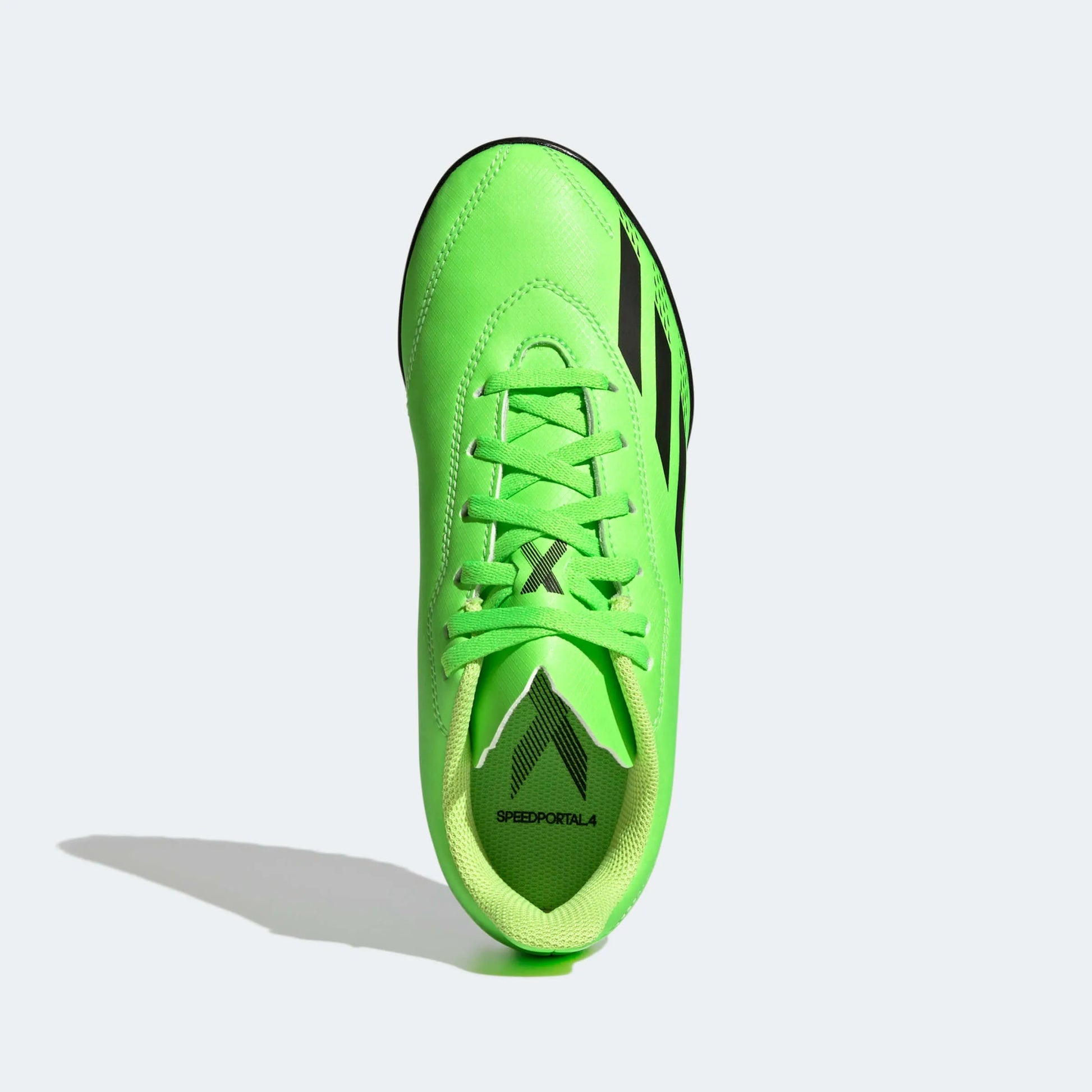adidas Kids X SpeedPortal .4 Turf - Solar Green-Black
