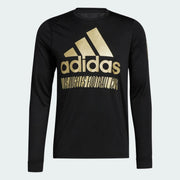 adidas LAFC 2022 Creator Long Sleeve Tee - Black-Gold