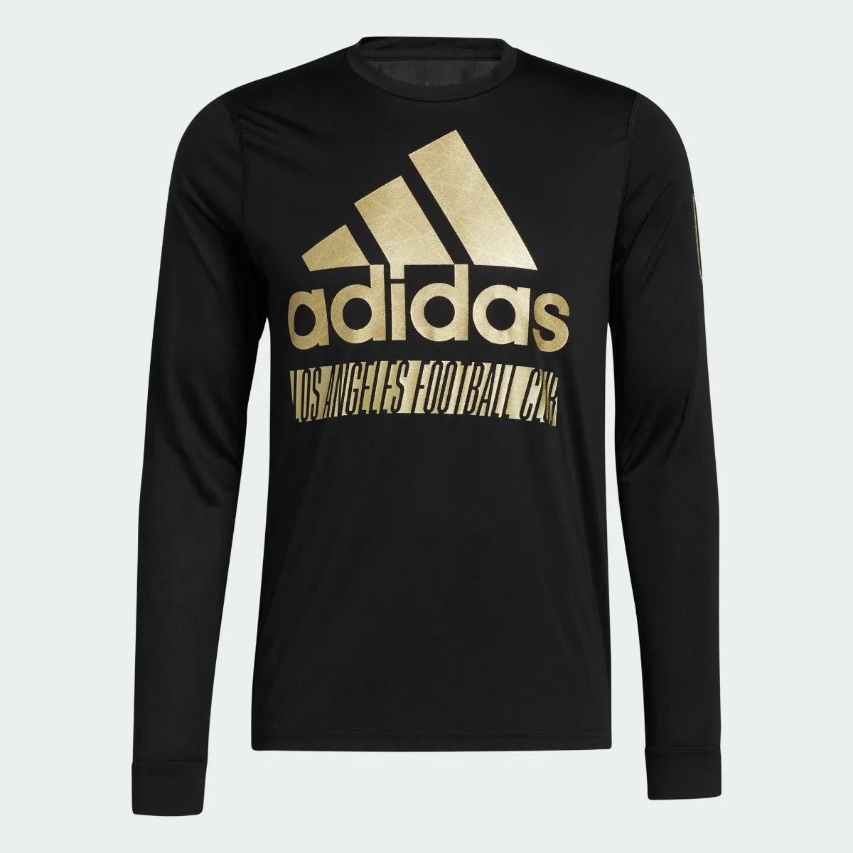adidas LAFC 2022 Creator Long Sleeve Tee - Black-Gold