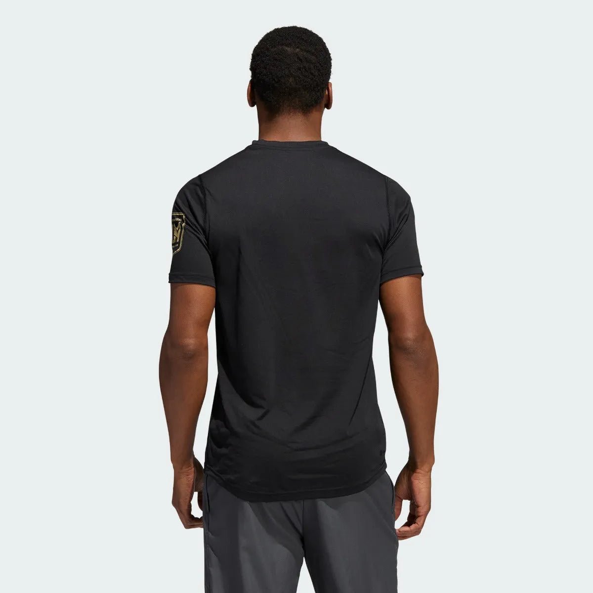 adidas LAFC 2022 Creator Short Sleeve Tee - Black-Gold