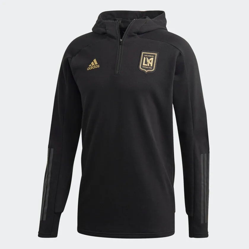 Adidas LAFC 3-Stripes Travel Jacket 2020 - Black-Gold
