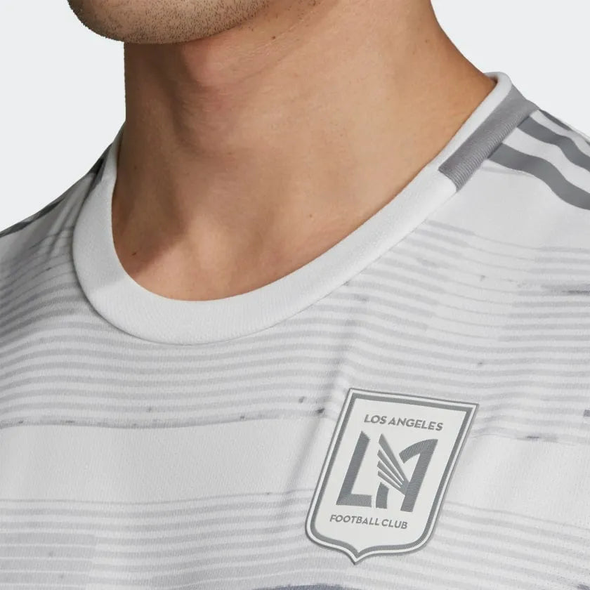 Adidas LAFC Away Authentic Jersey White 2019 - Grey