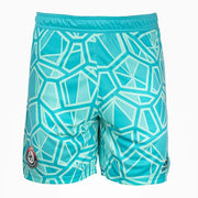 front view of adidas LAUFA Condivo 22 Men's Goalkeeper Shorts - Mint Rush