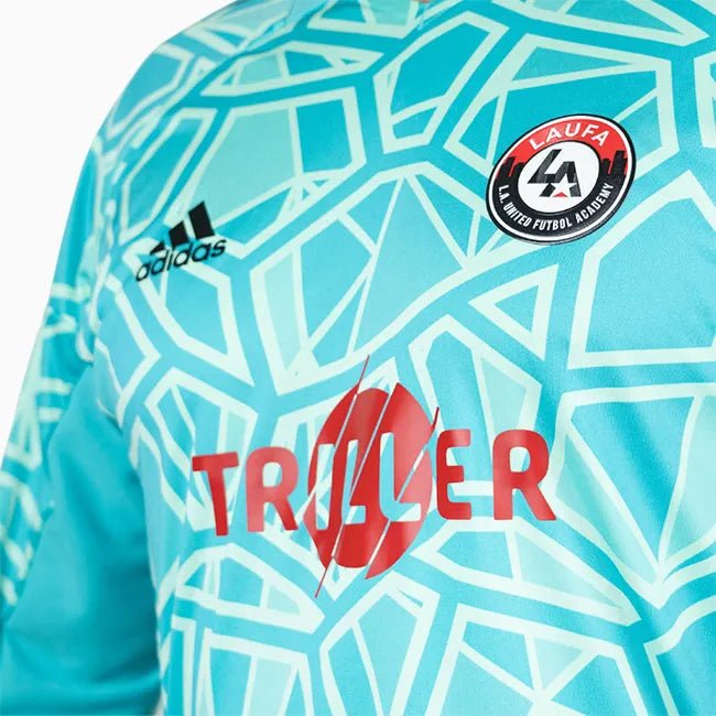 Close up of adidas LAUFA Condivo 22 Women's Goalkeeper LS Jersey - Mint Rush