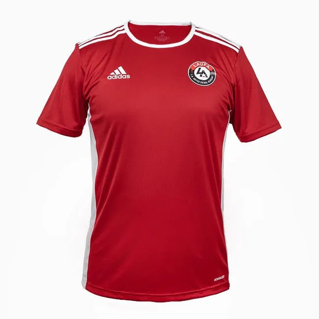 adidas LAUFA Entrada 18 Youth Training Jersey - Red