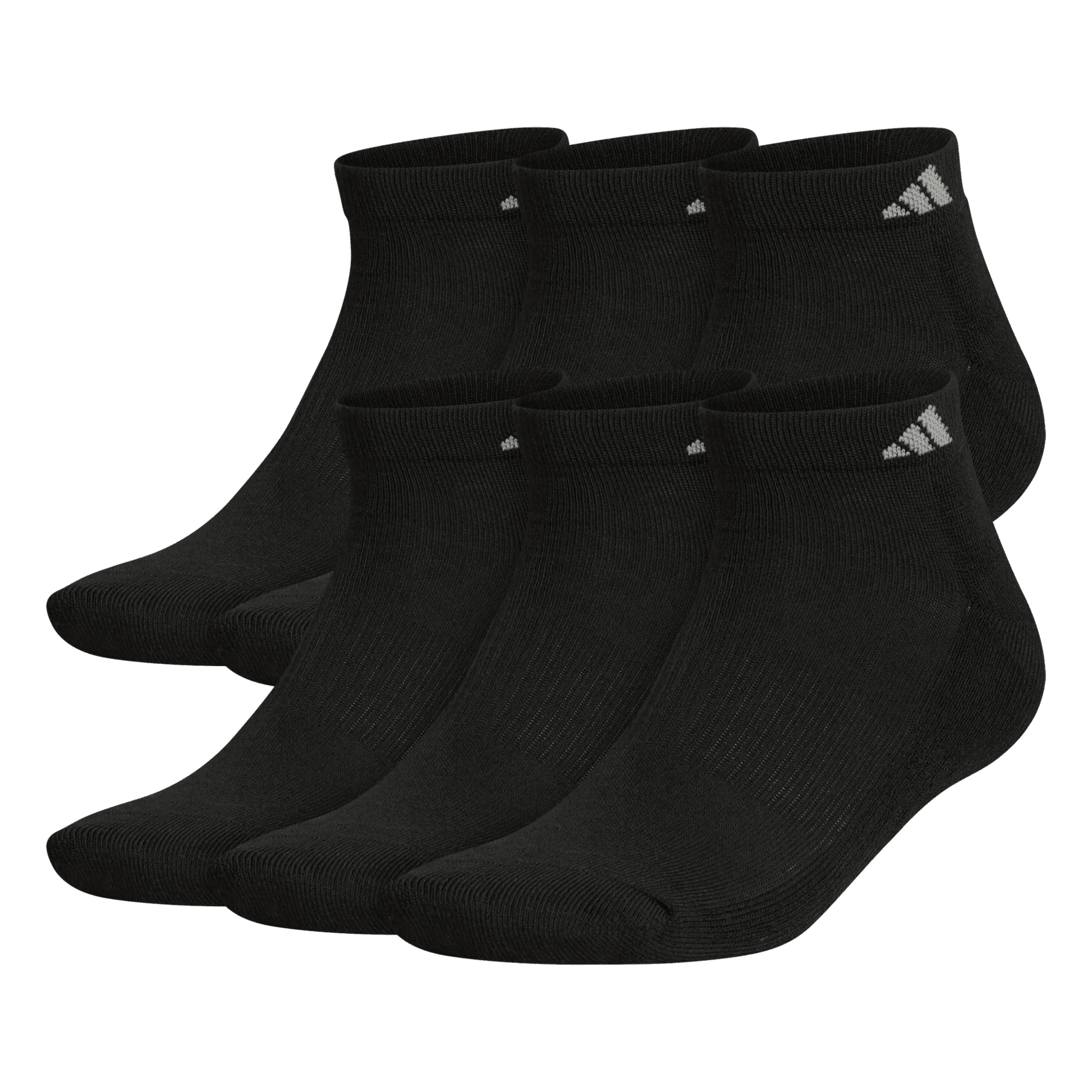 adidas Men's Athletic Cushioned 6-Pack Low-Cut Socks