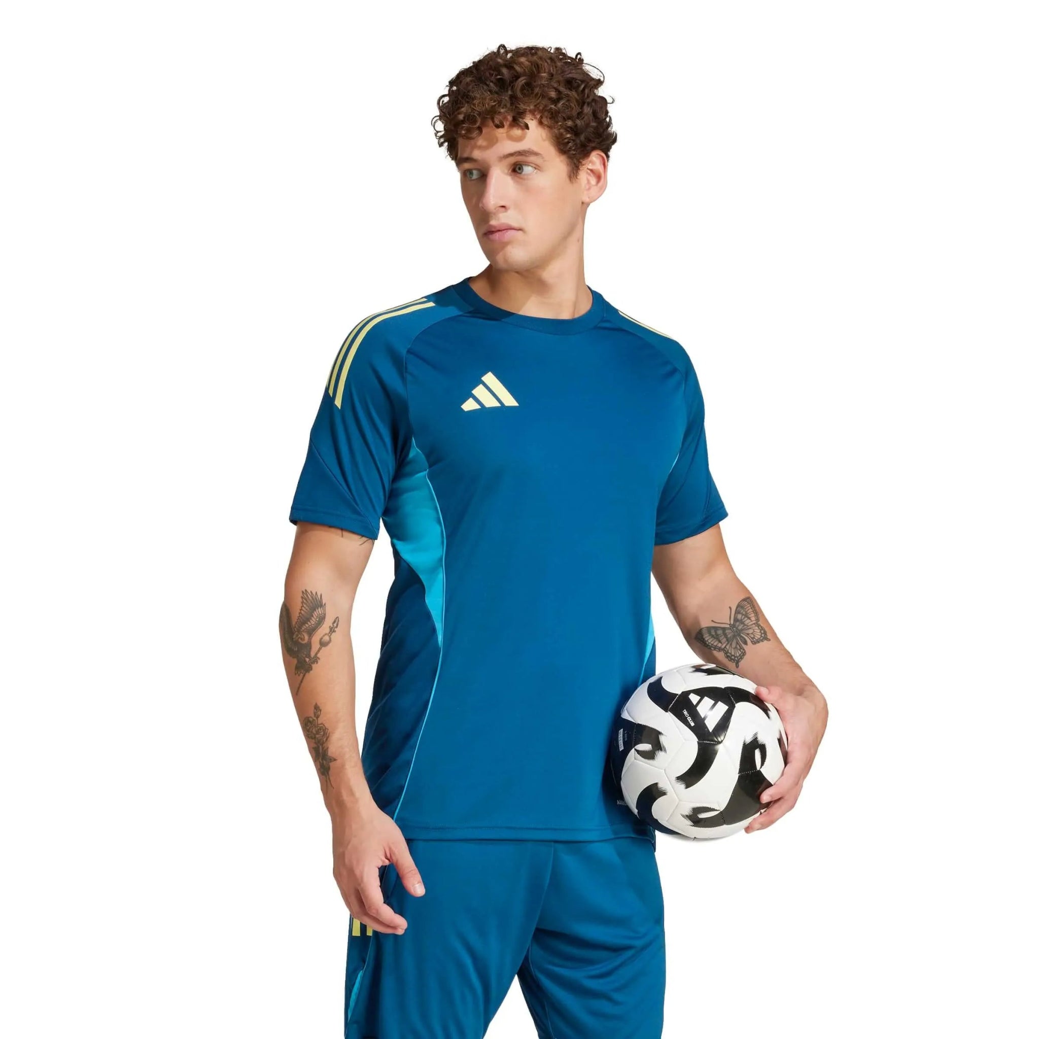 adidas Men's Tiro 25 Competition Training Soccer Jersey (Model - Side)