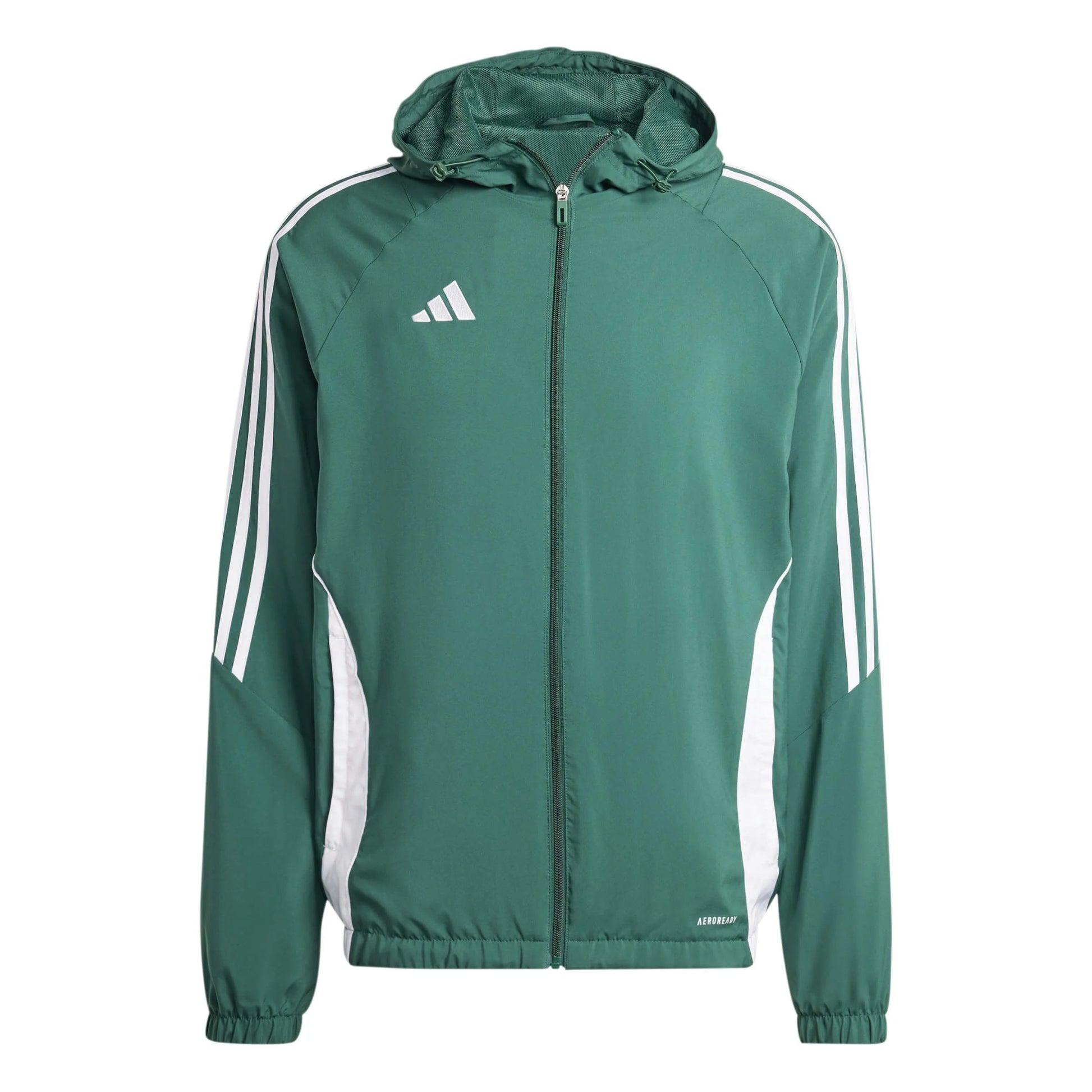 adidas Men's Tiro24 Windbreaker Green-White (Front)