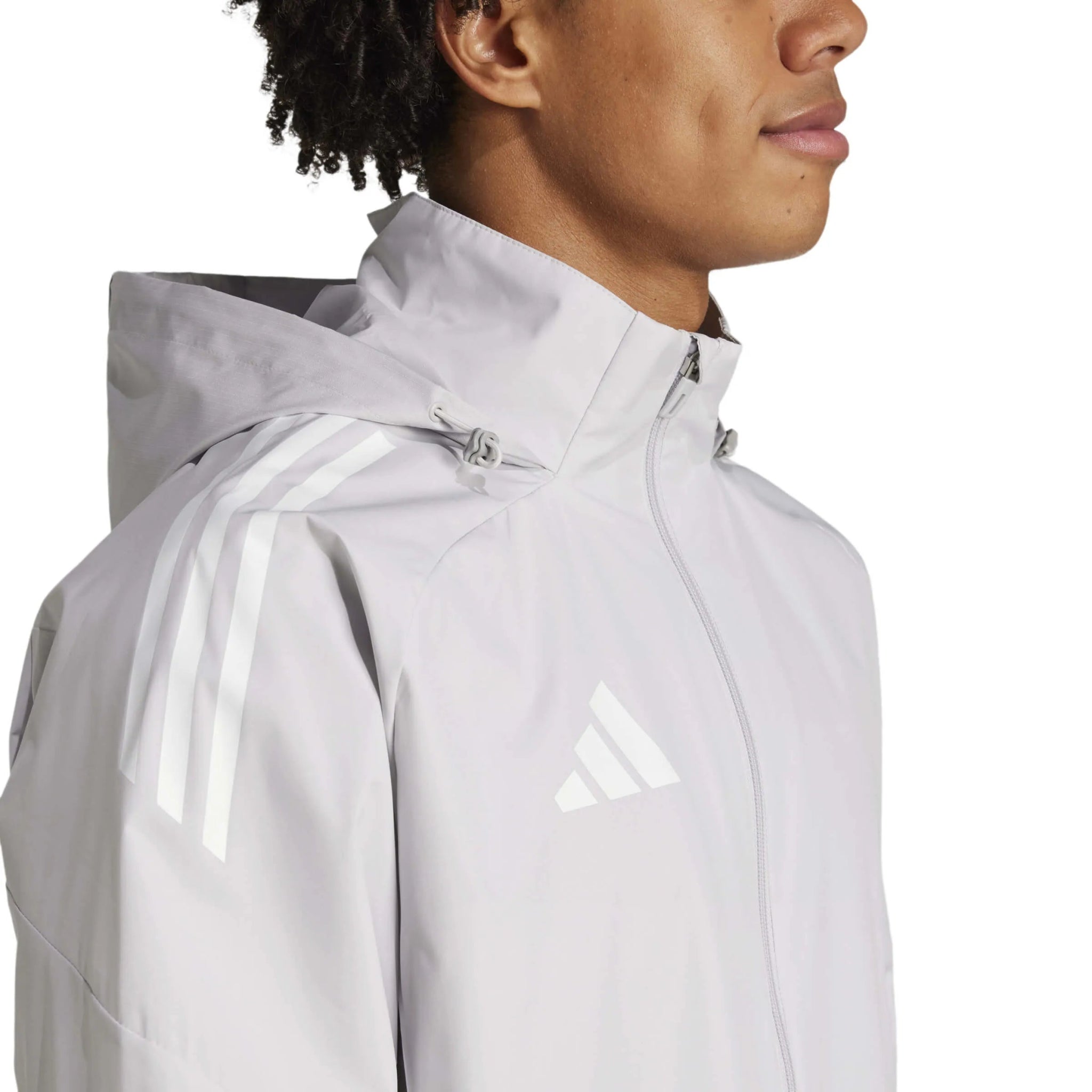 adidas Men's Tiro25C AW Jacket Team Light Grey (Detail 1)
