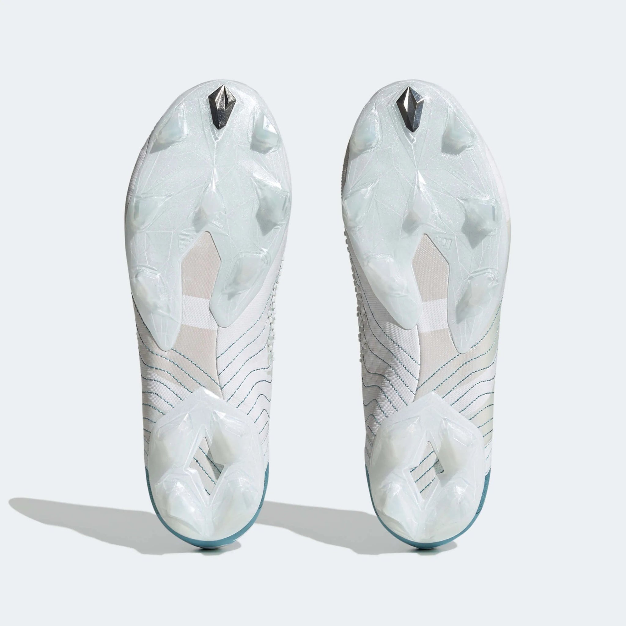 adidas Predator Accuracy .1 Low FG - White-Grey-Blue (Pair - Bottom)
